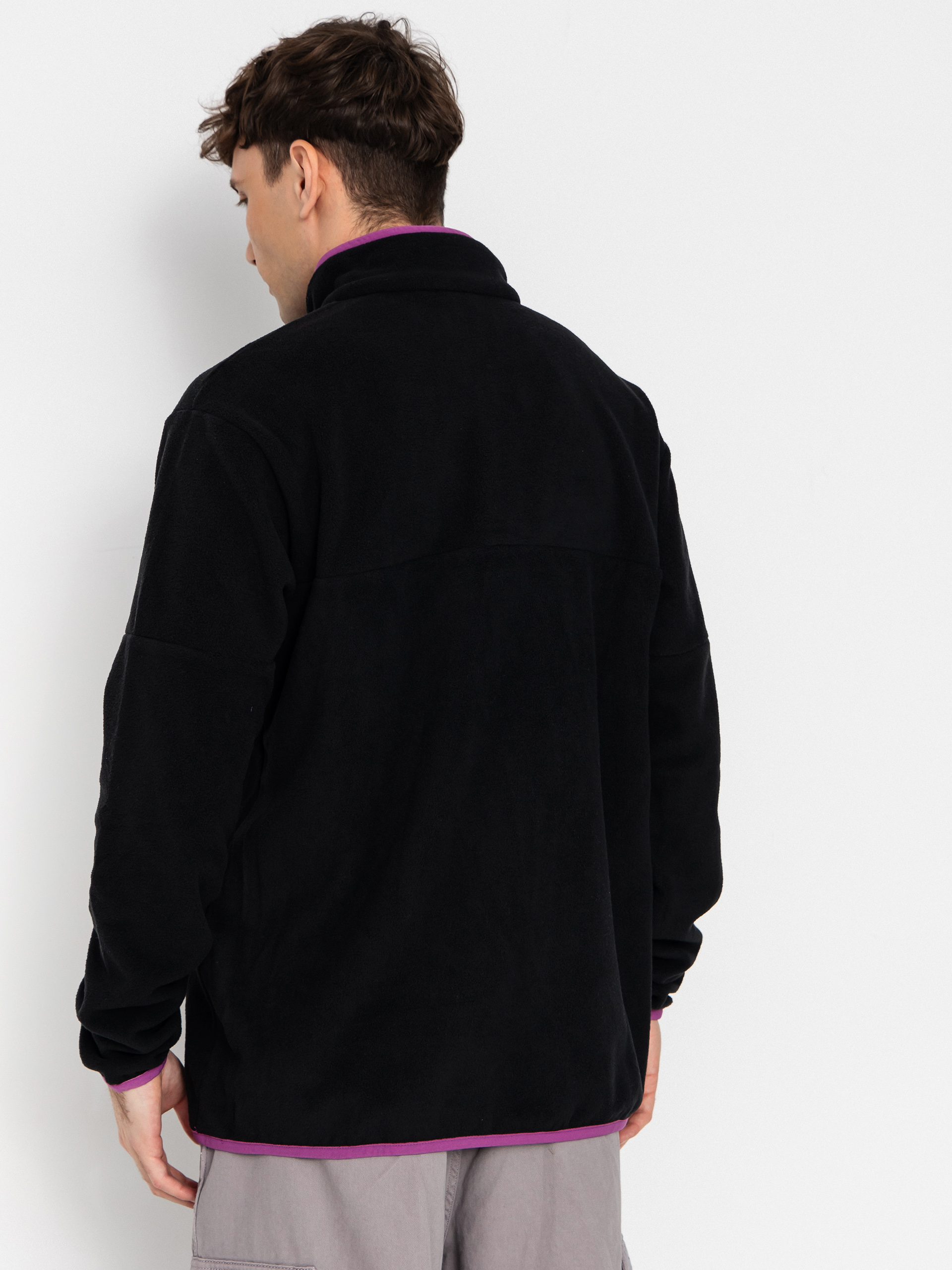 Férfi Picture Arcca 1/4 Zip Polár pulóver (black)