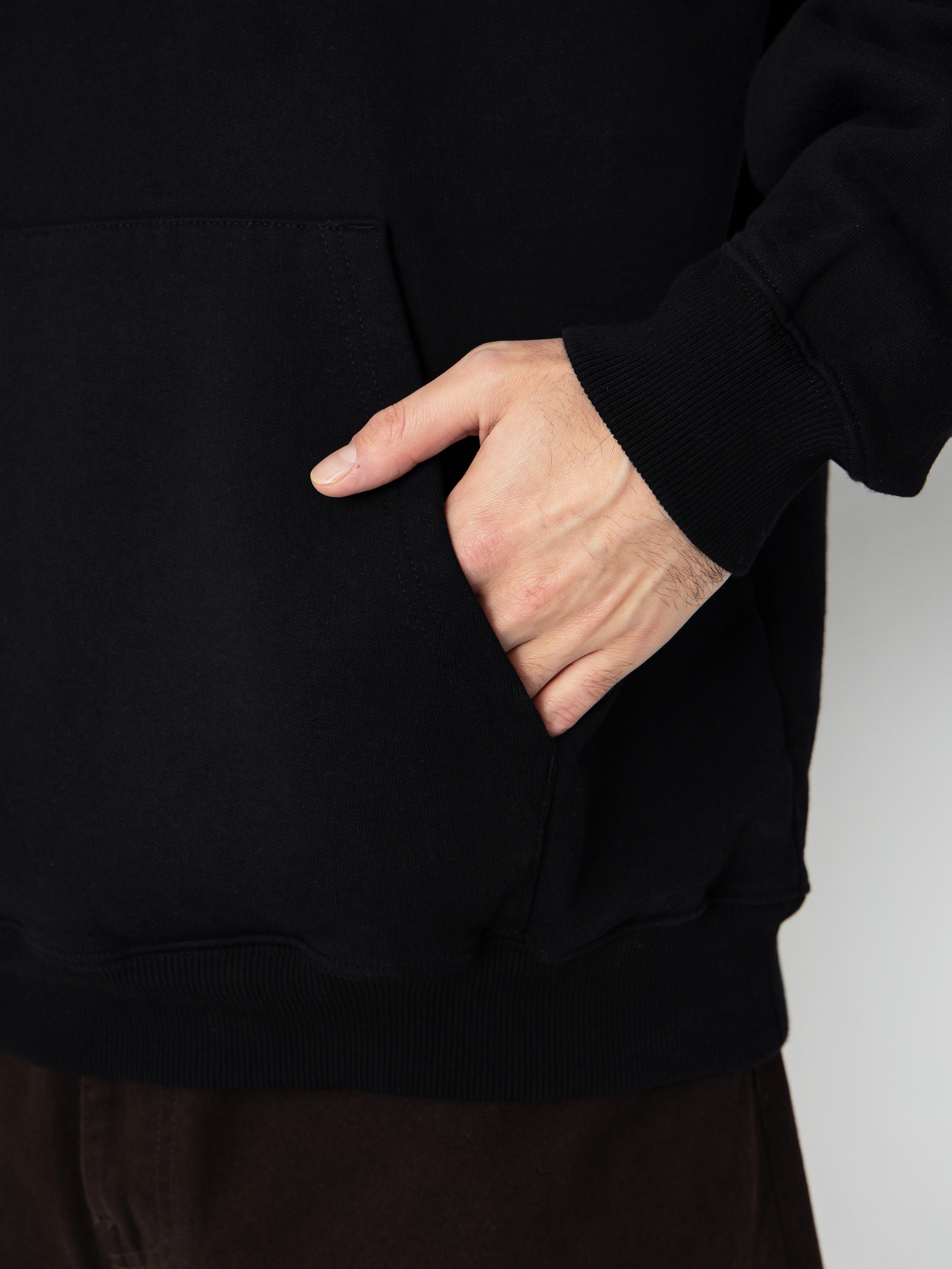 Kapucnis pulóver Deus Ex Machina Strata HD (black)