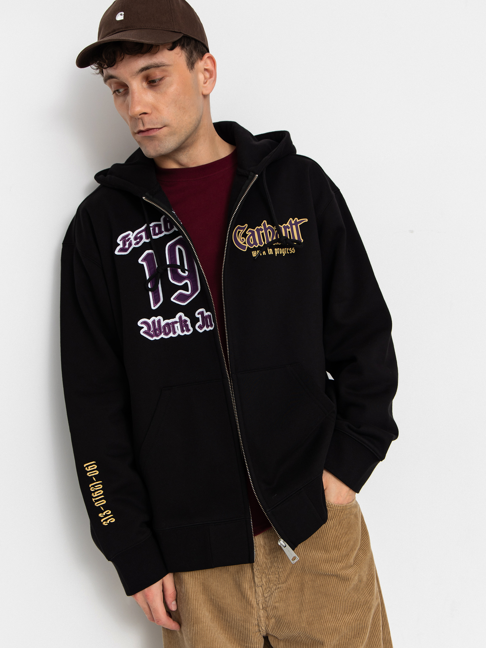 Carhartt WIP Dual ZHD Kapucnis pulu00f3ver (black)