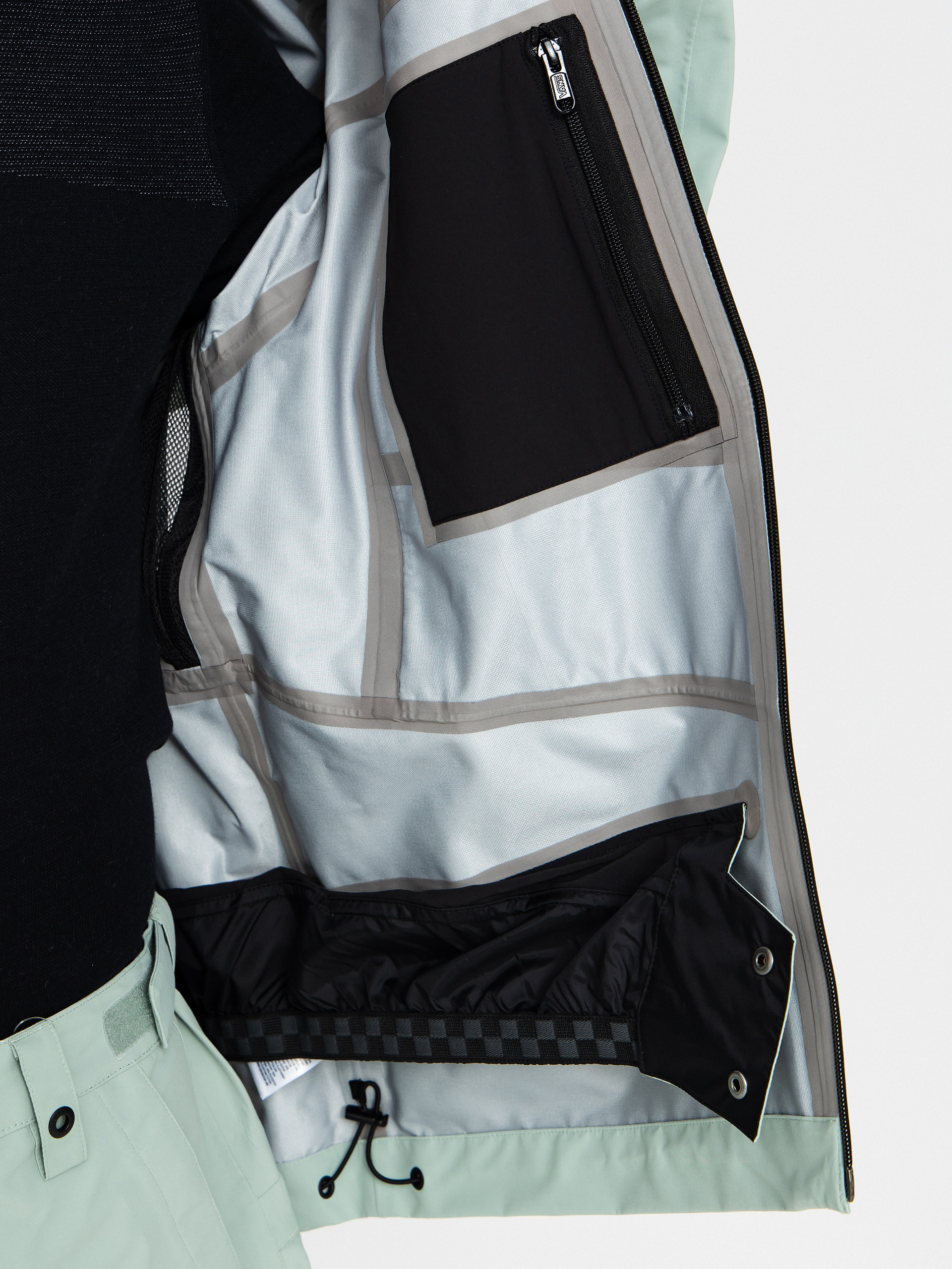 Férfi Snowboard dzseki Vans Hi Country 3L 2.0 (gray olive)