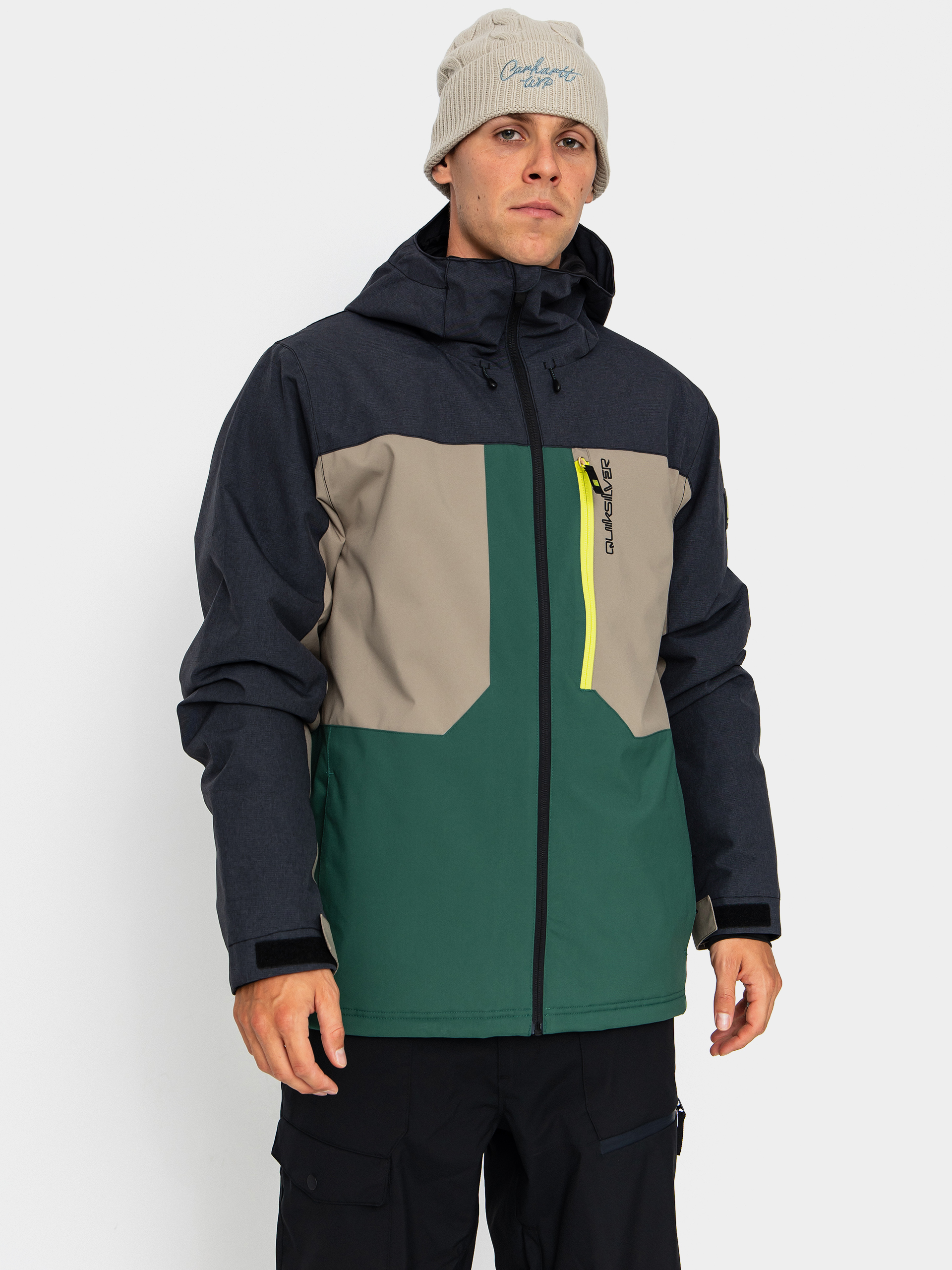 Férfi Quiksilver Dawson Snowboard dzseki (trekking green)