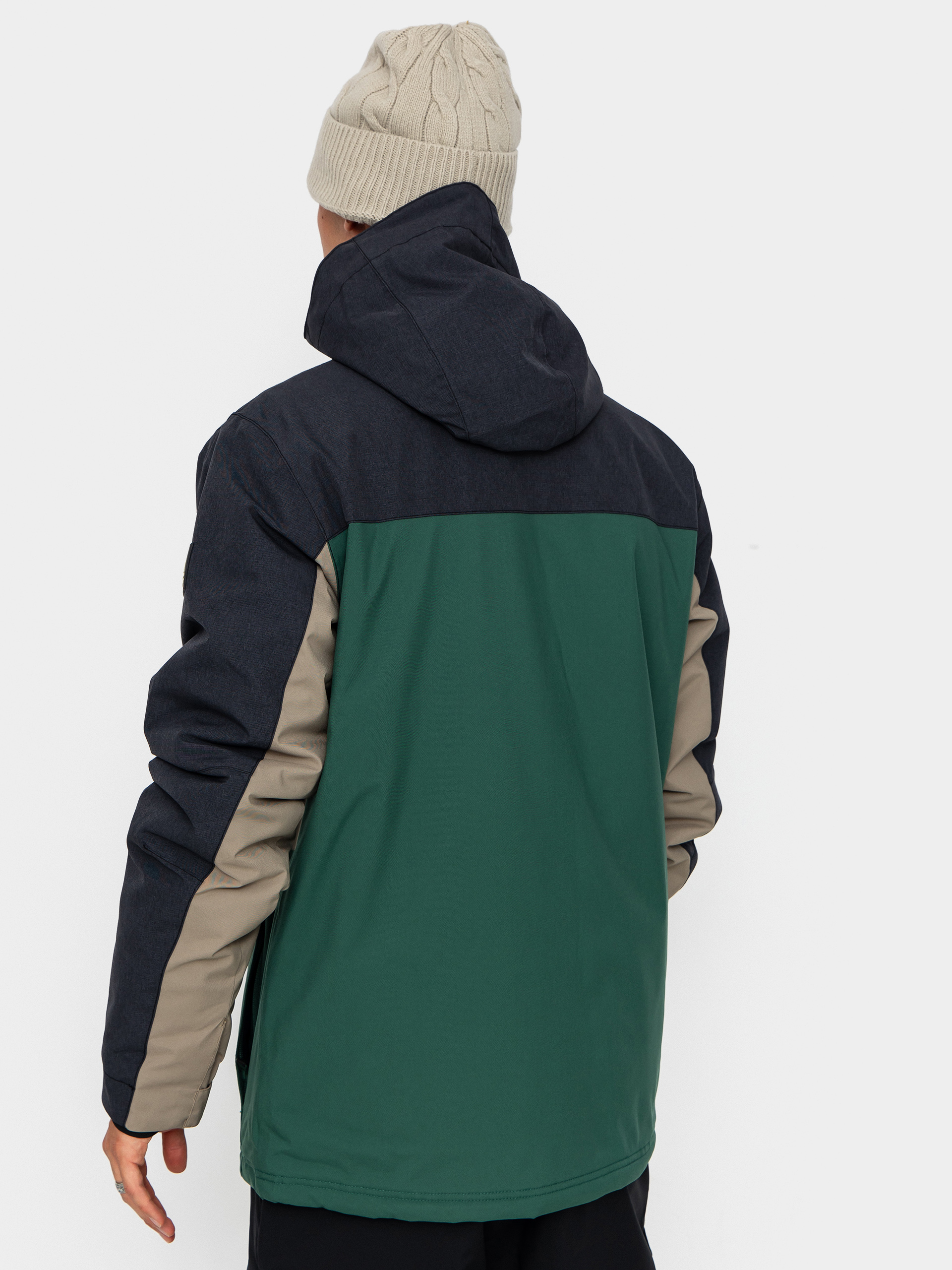 Férfi Snowboard dzseki Quiksilver Dawson (trekking green)