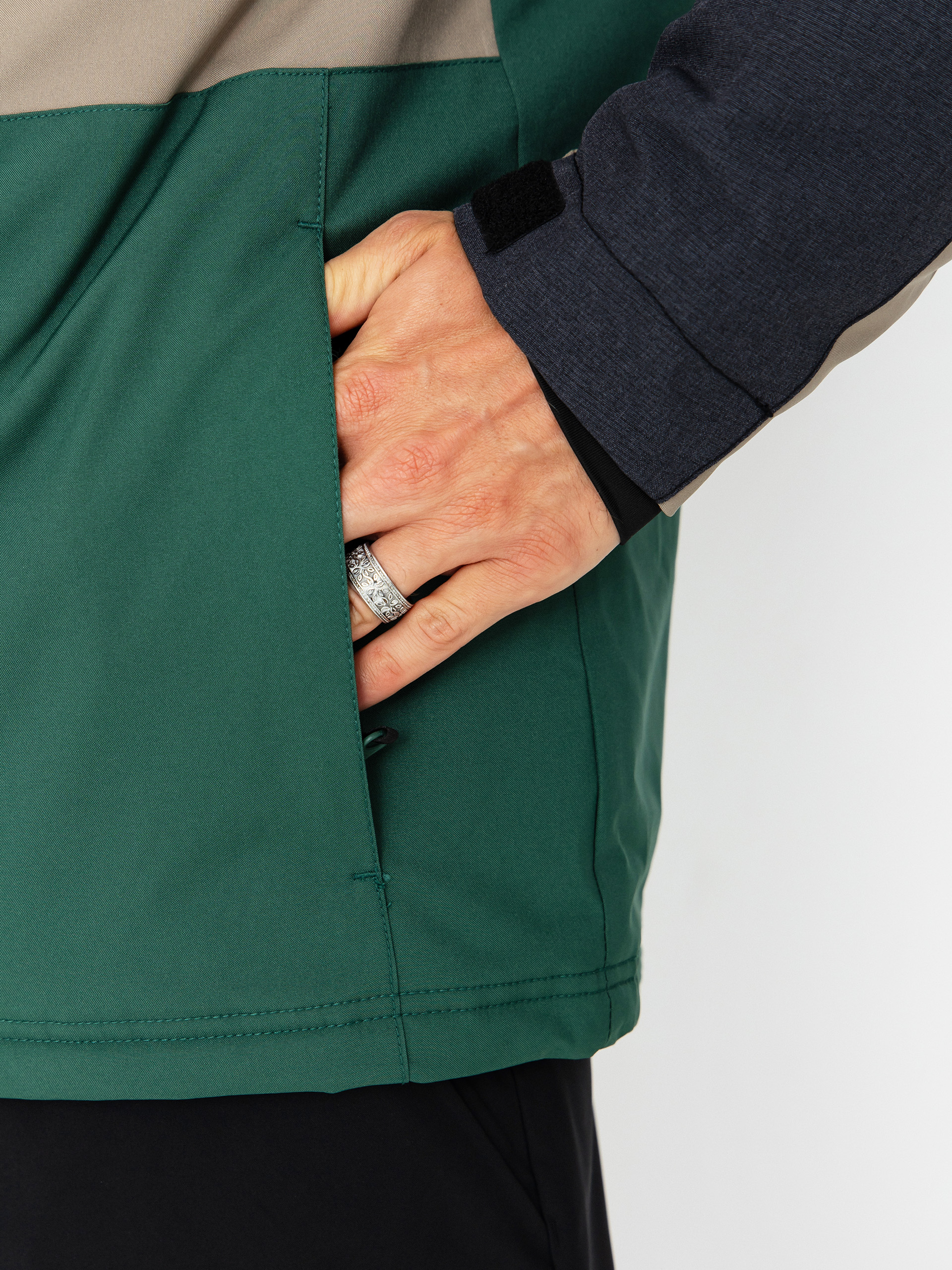 Férfi Snowboard dzseki Quiksilver Dawson (trekking green)