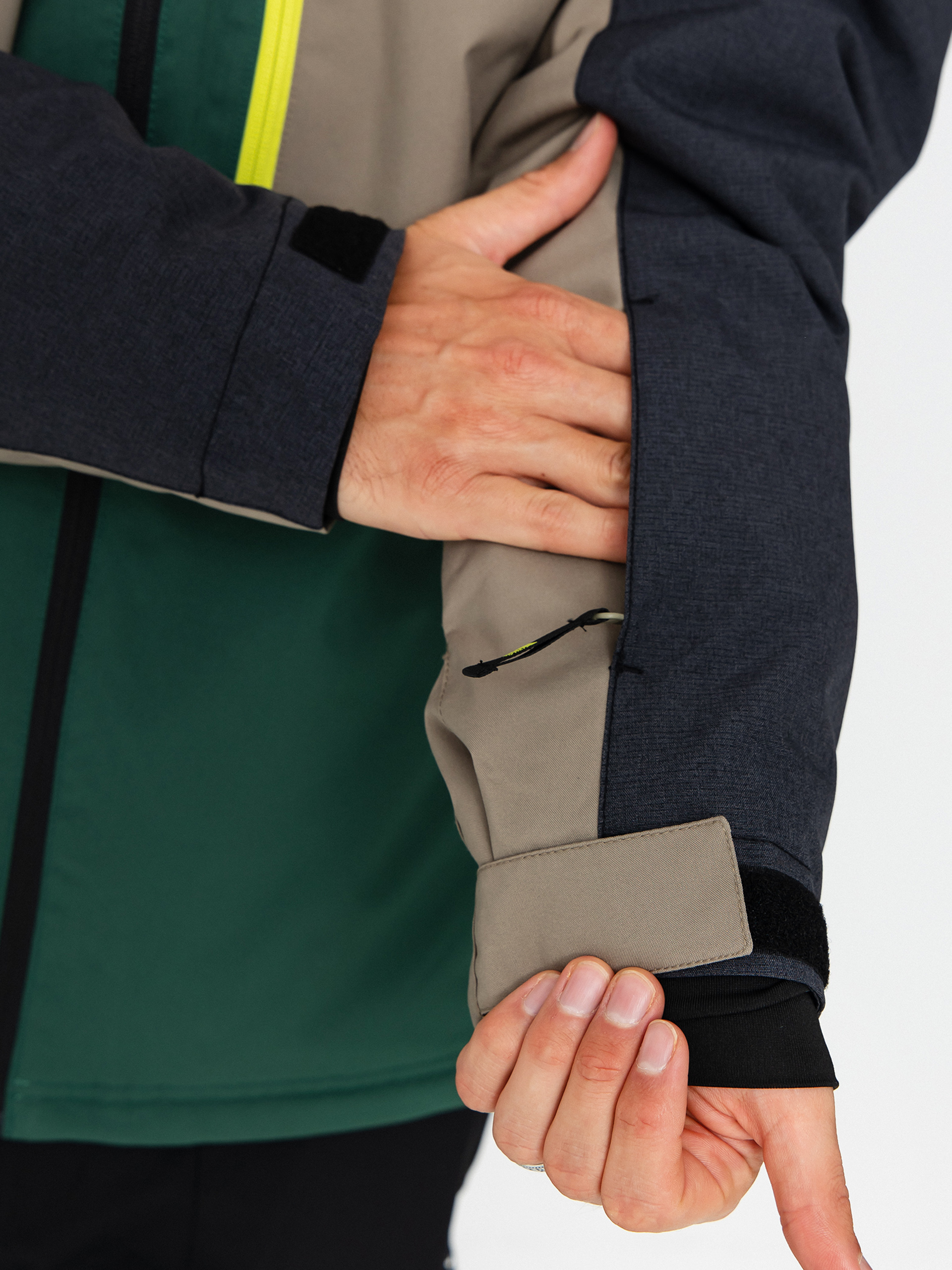 Férfi Snowboard dzseki Quiksilver Dawson (trekking green)