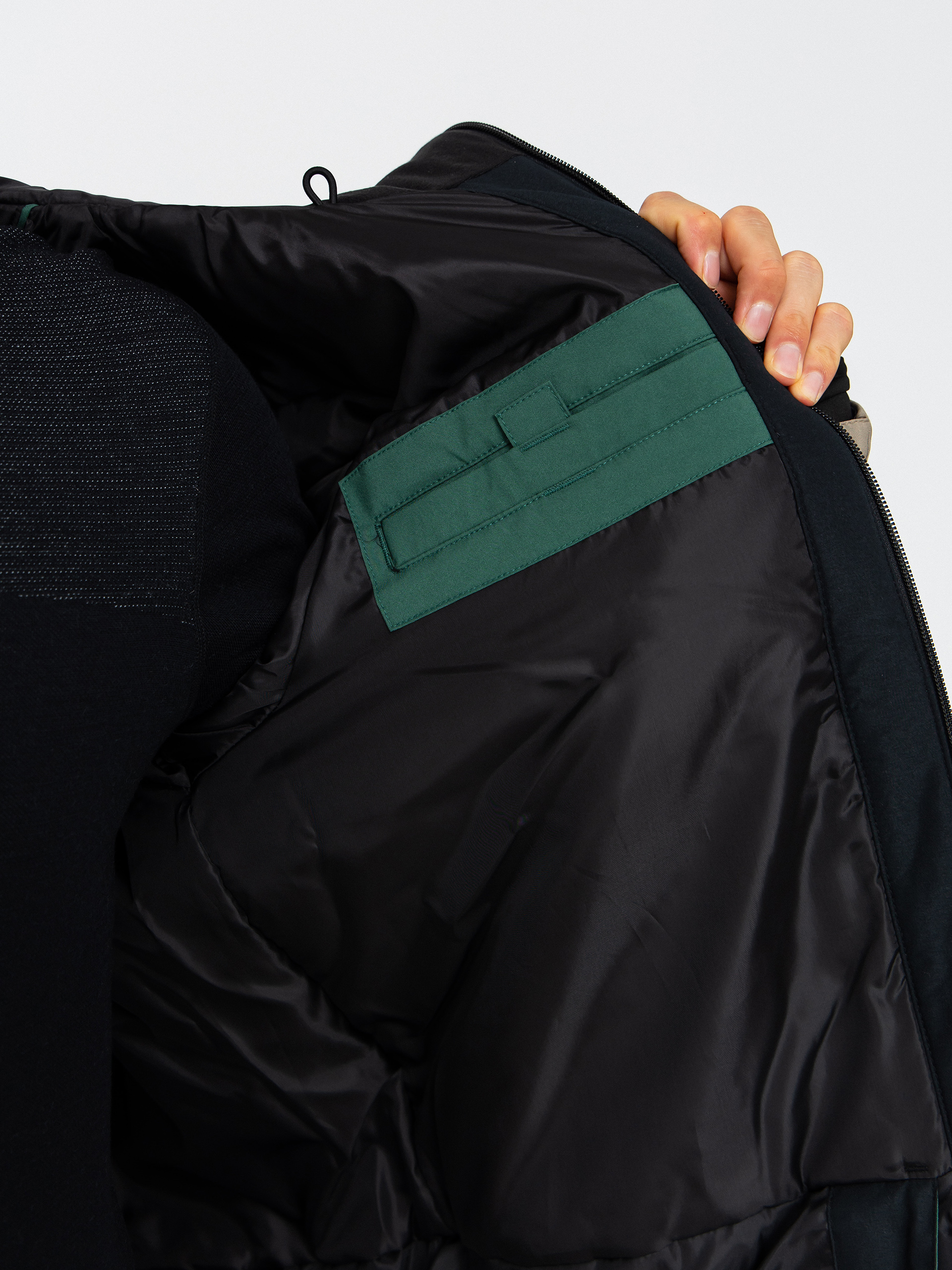 Férfi Snowboard dzseki Quiksilver Dawson (trekking green)