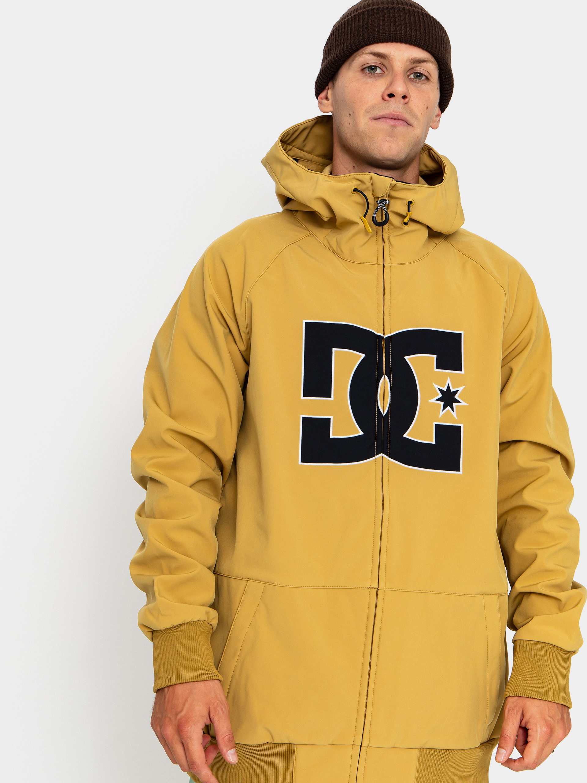 Snowboard dzseki DC Spectrum Softshell (mustard gold)