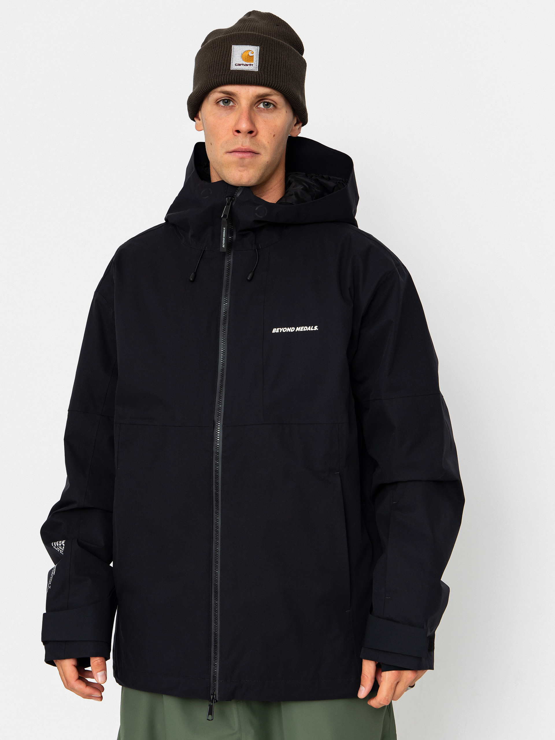 Férfi Snowboard dzseki Beyond Medals Fullzip 2L (black)
