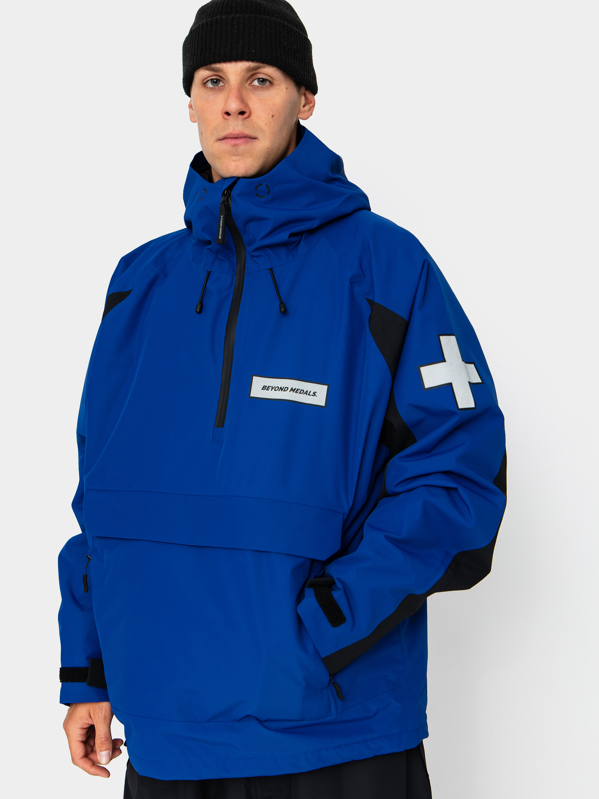 Férfi Beyond Medals Retro Anorak 2L Snowboard dzseki (blue)