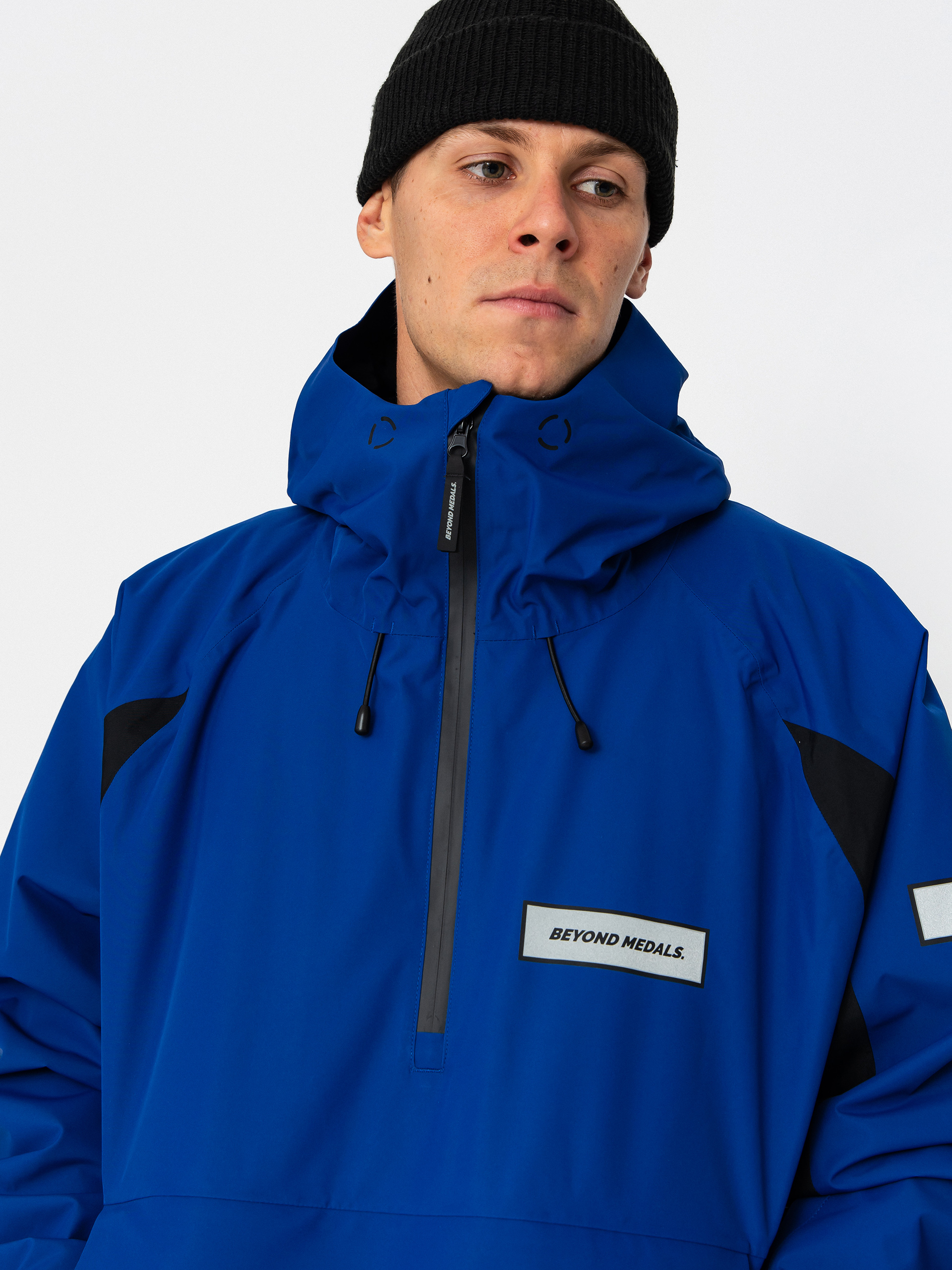 Férfi Beyond Medals Retro Anorak 2L Snowboard dzseki (blue)