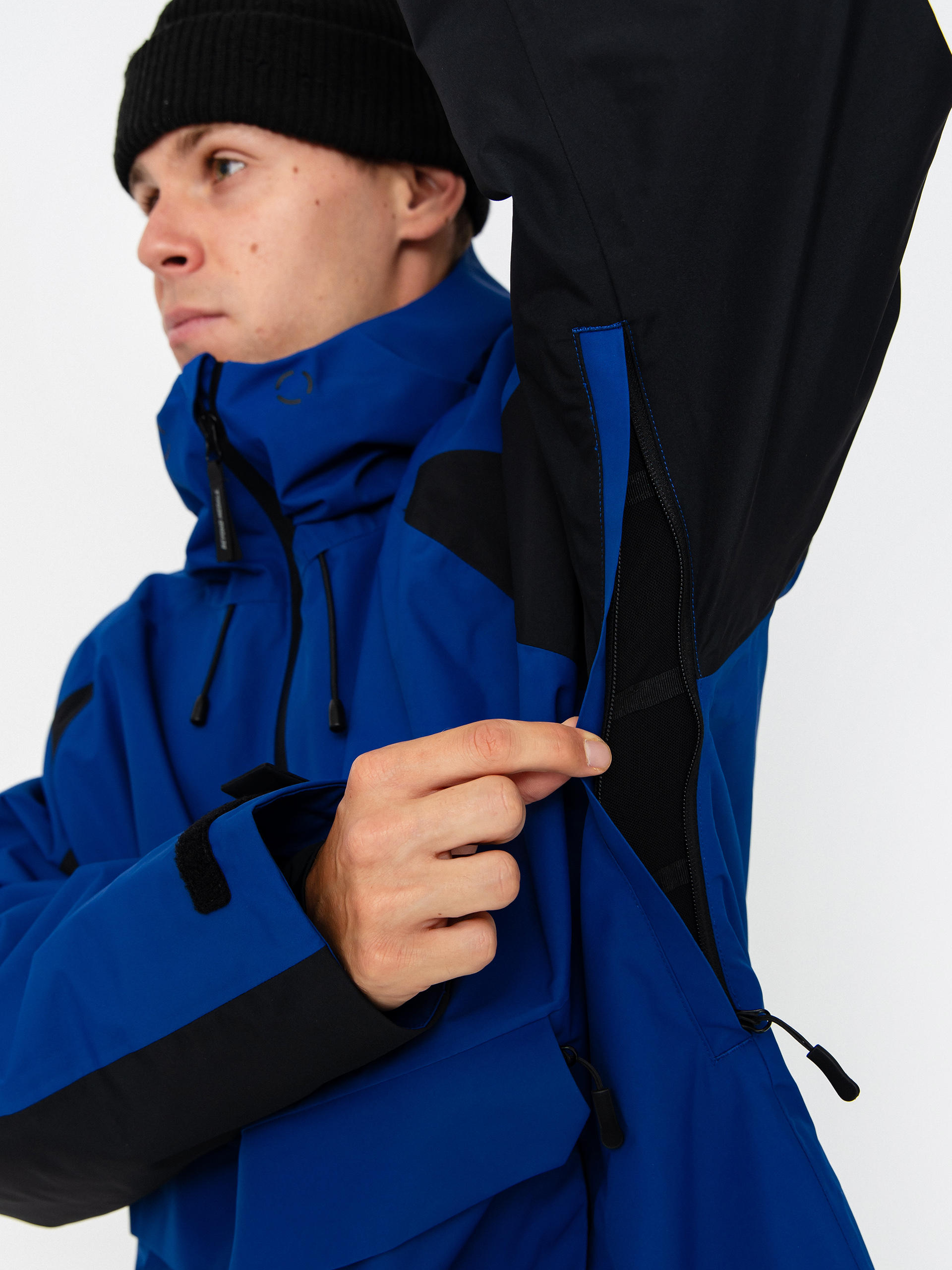 Férfi Beyond Medals Retro Anorak 2L Snowboard dzseki (blue)