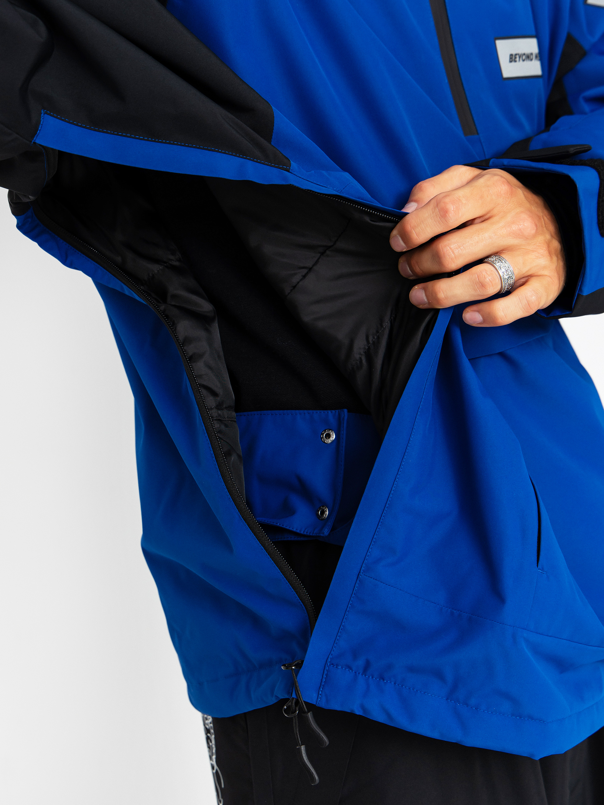 Férfi Beyond Medals Retro Anorak 2L Snowboard dzseki (blue)