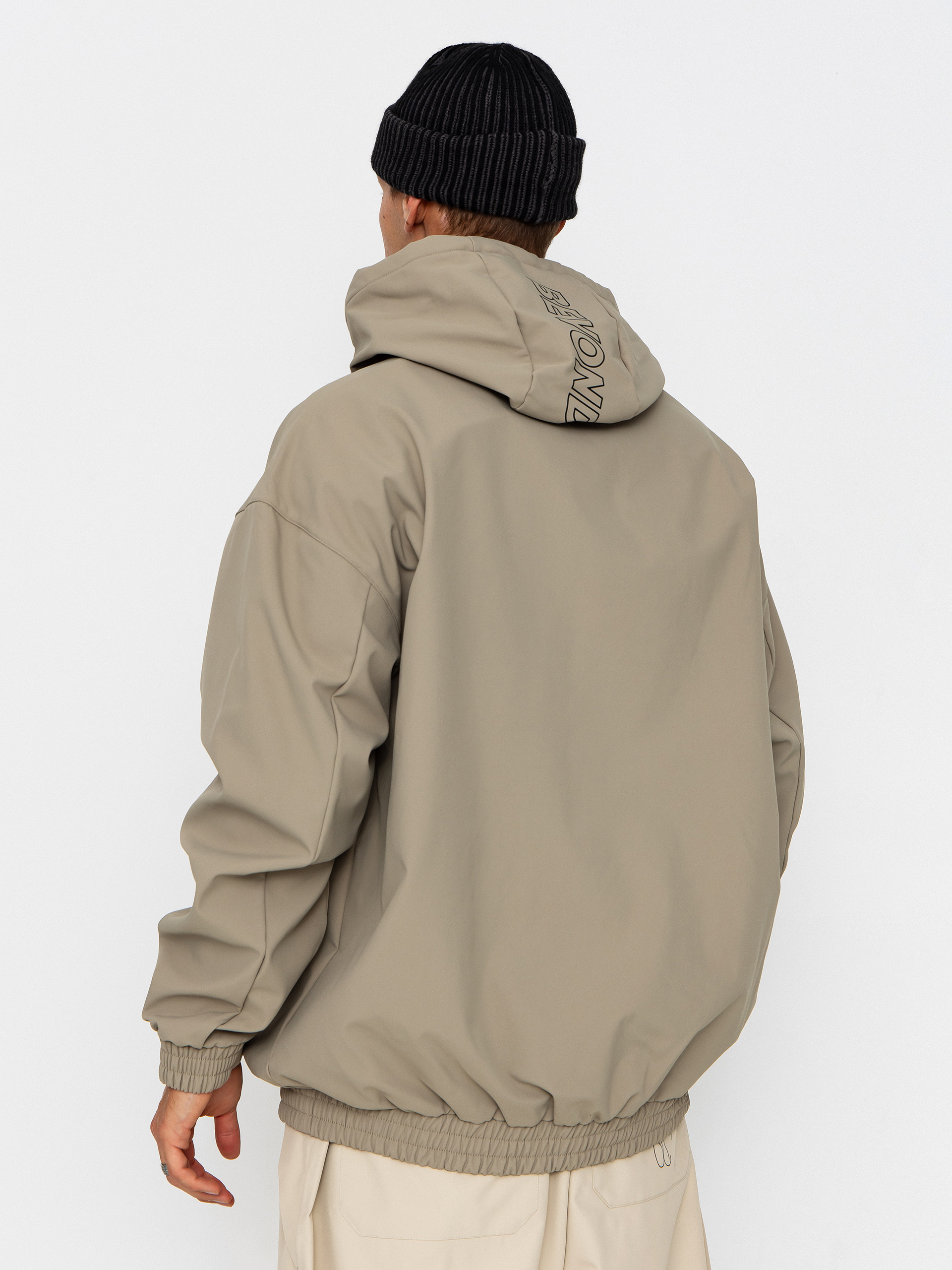 Férfi Snowboard dzseki Beyond Medals Softshell Hoodie (beige)