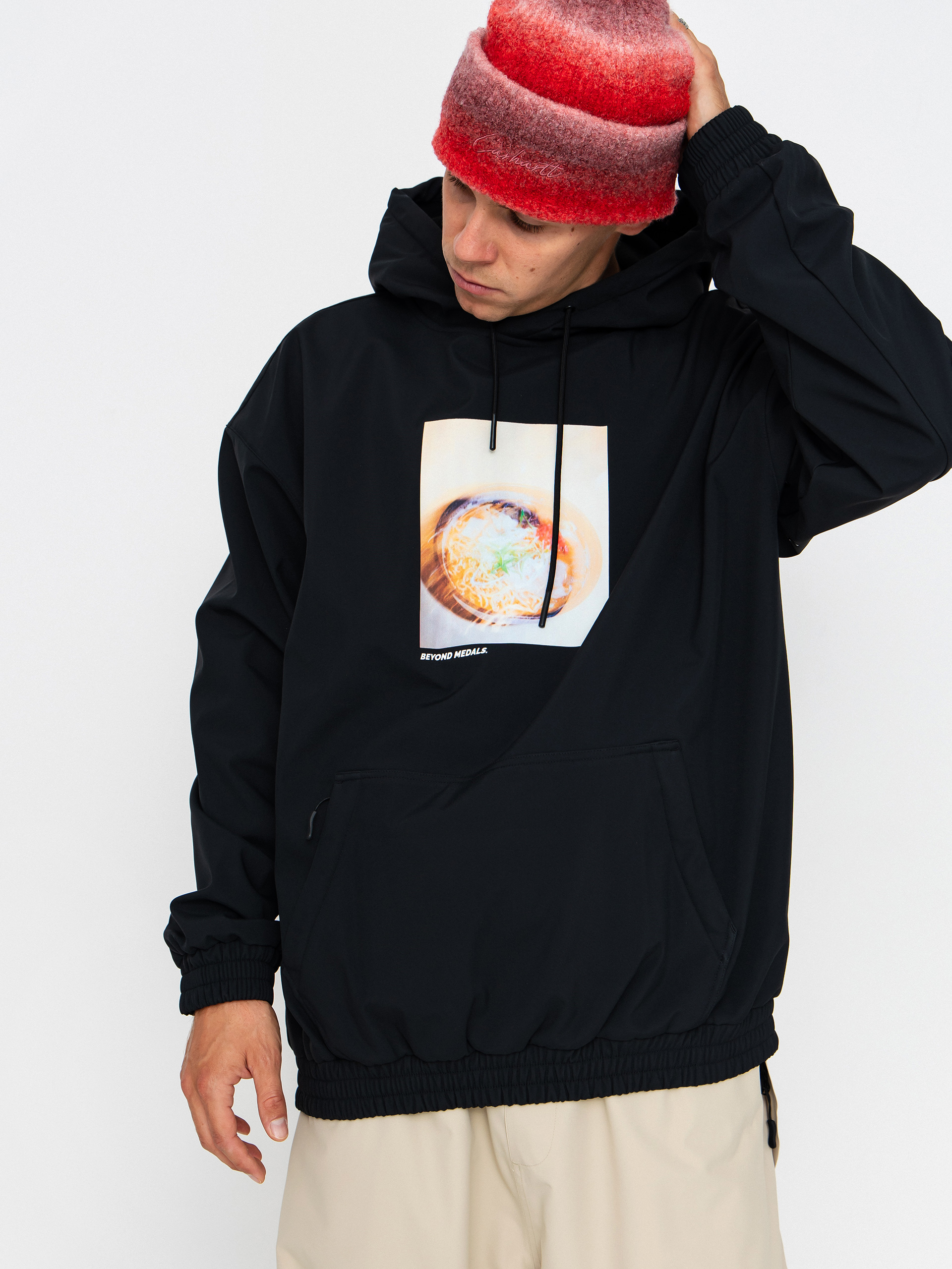 Snowboard dzseki Beyond Medals Softshell Hoodie (black)