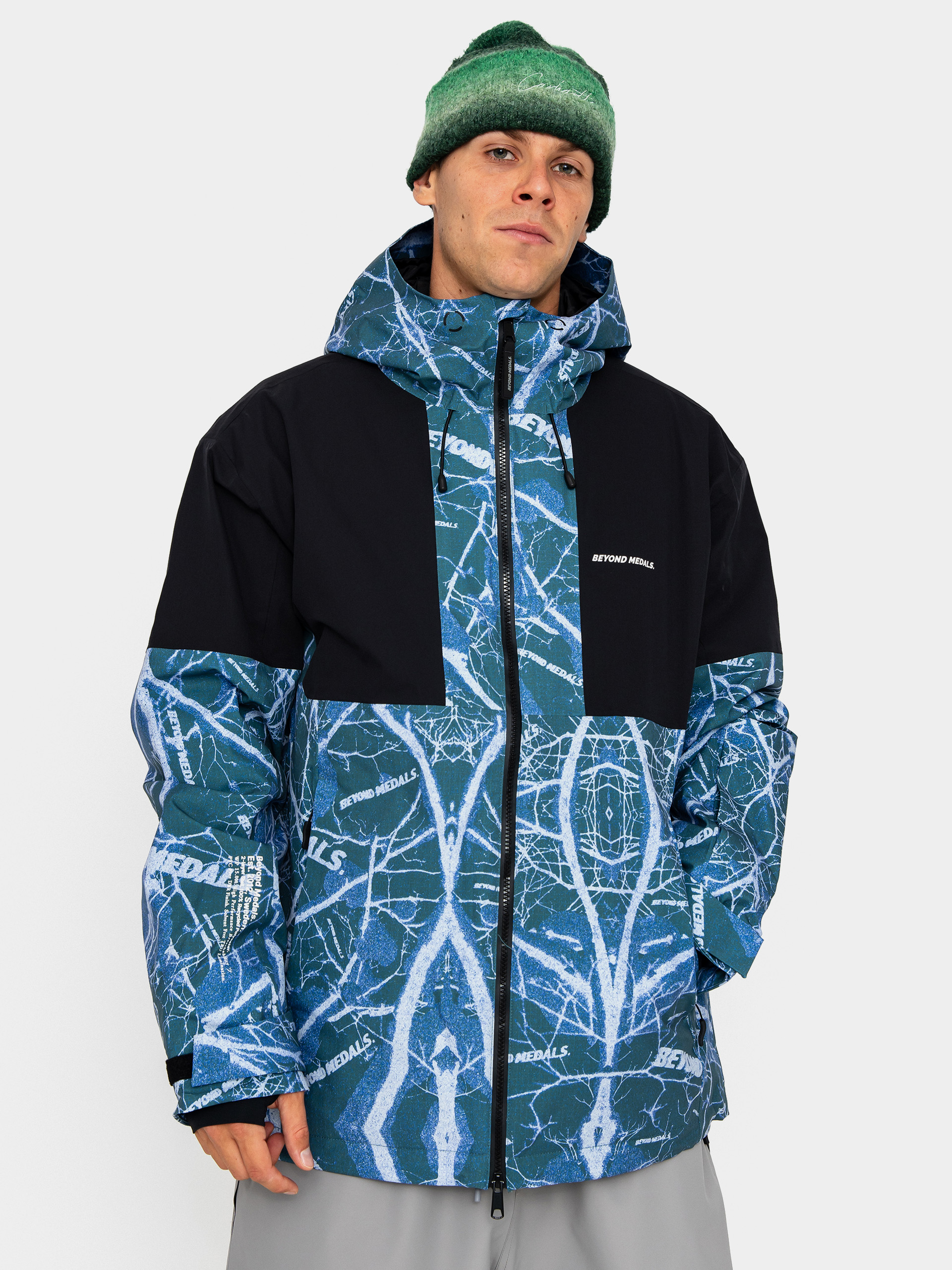 Beyond Medals Fullzip Shirakaba 2L Snowboard dzseki (print)