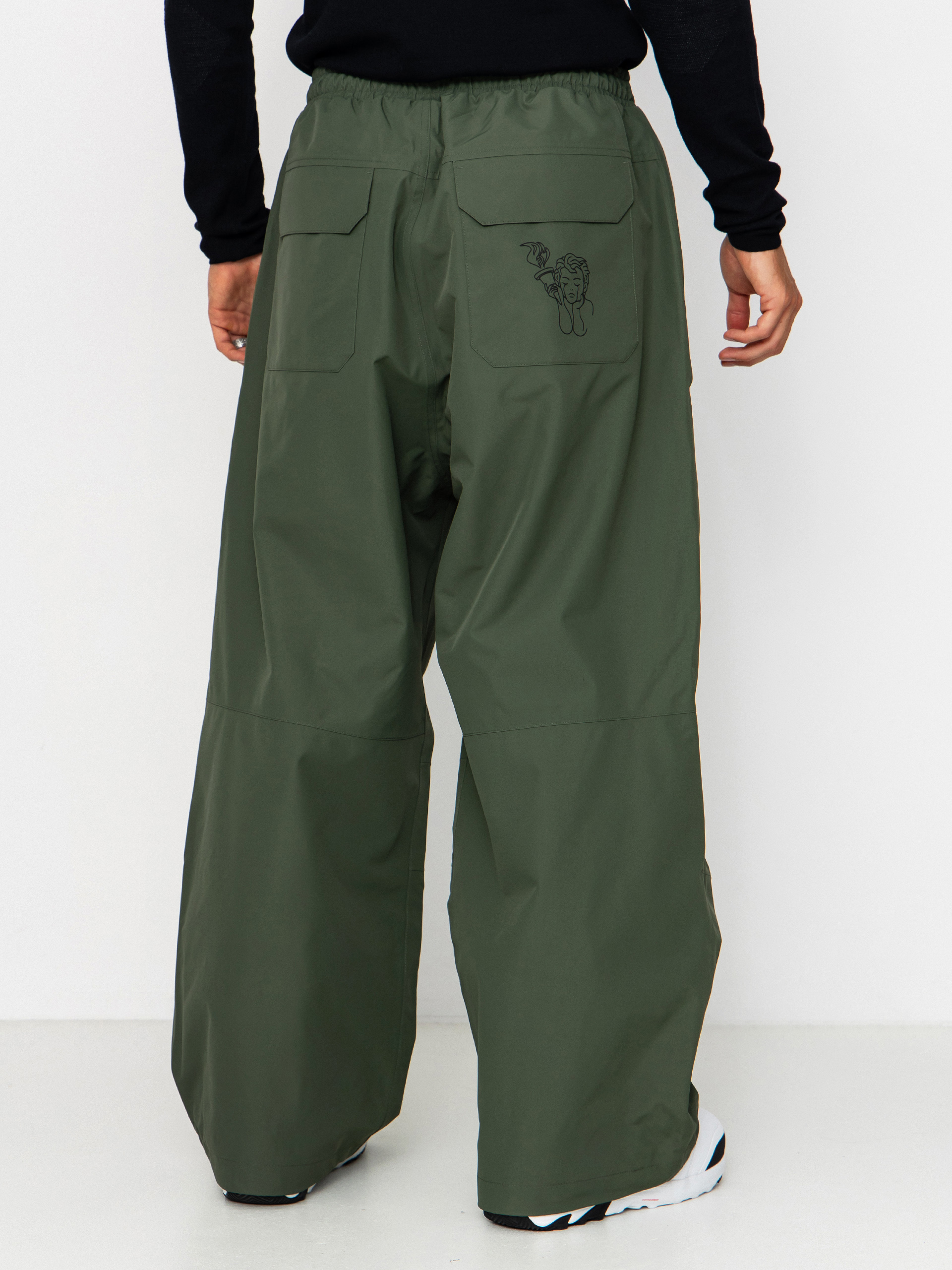 Férfi Snowboard nadrág Beyond Medals Park (dark green)