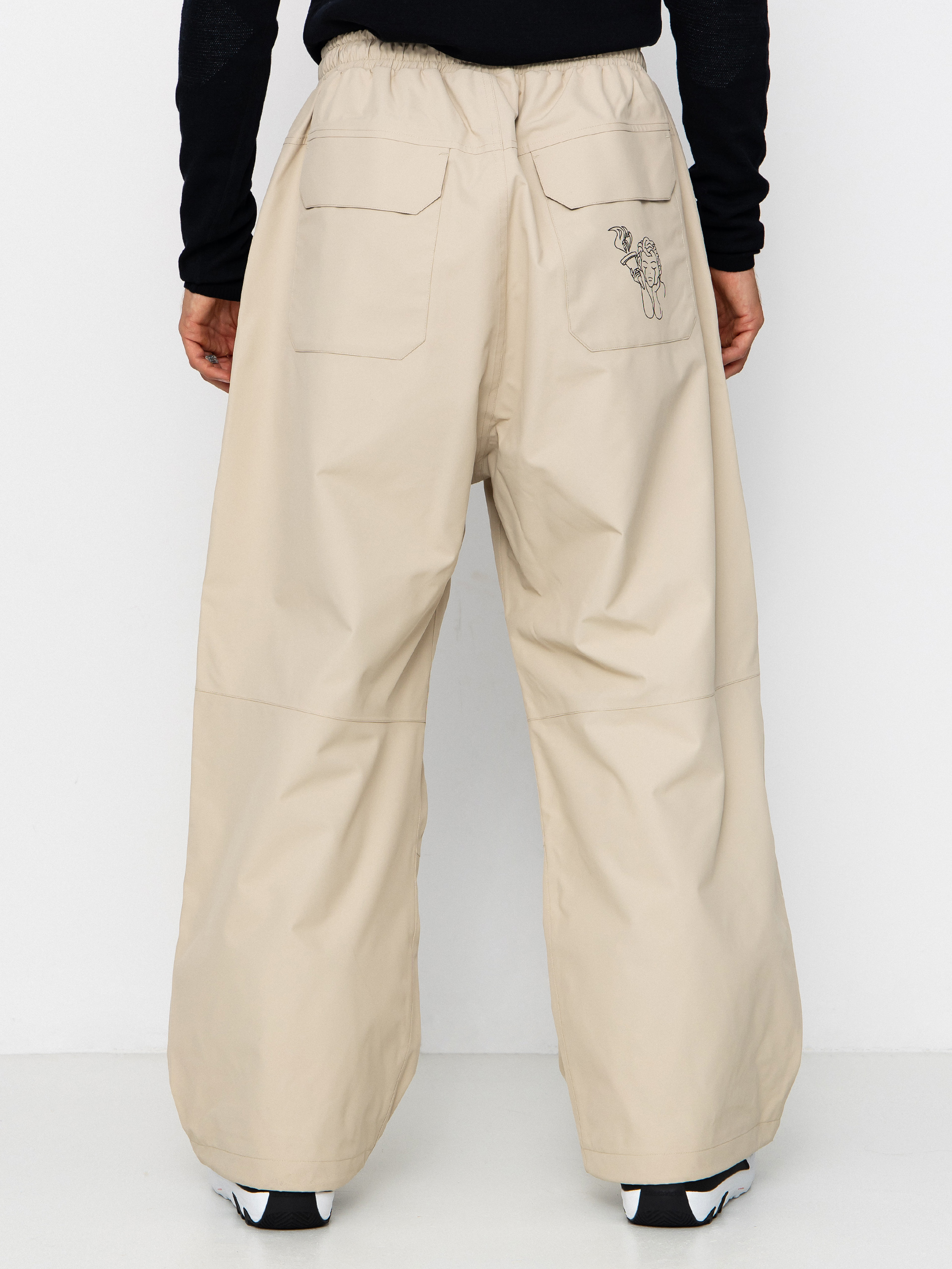 Férfi Snowboard nadrág Beyond Medals Park (beige)