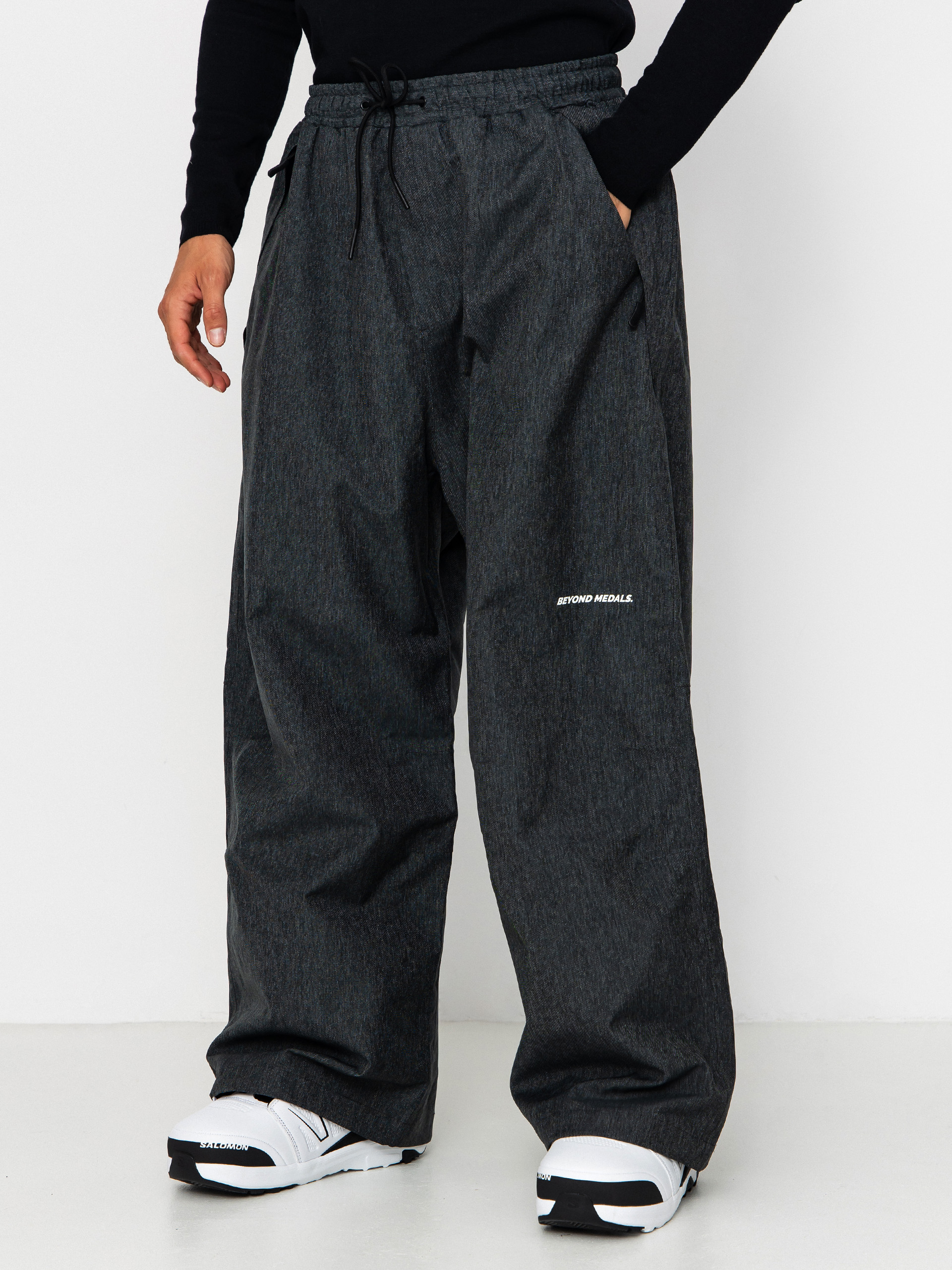 Férfi Snowboard nadrág Beyond Medals Park Denim (dark grey)