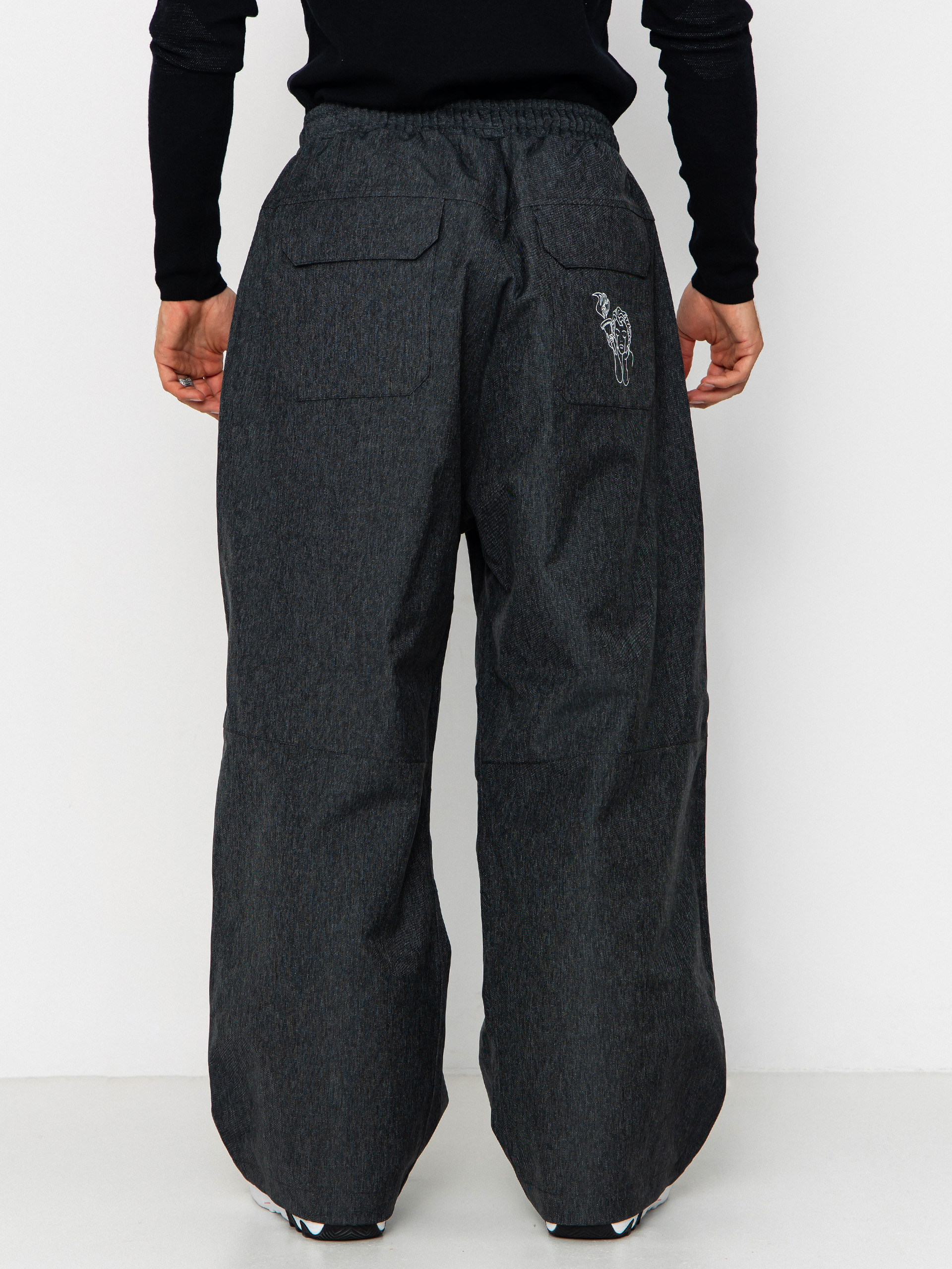 Férfi Snowboard nadrág Beyond Medals Park Denim (dark grey)