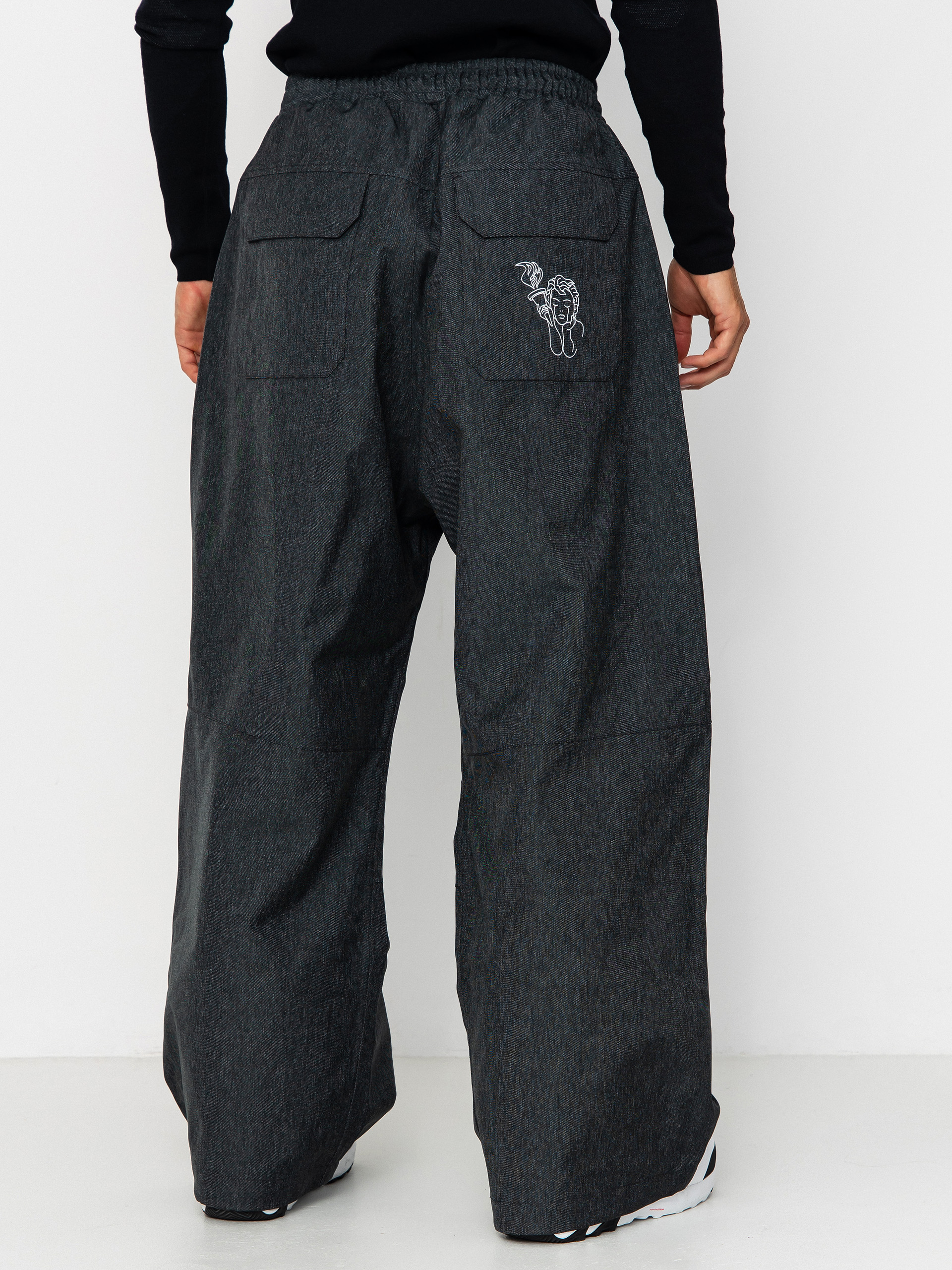 Férfi Snowboard nadrág Beyond Medals Park Denim (dark grey)