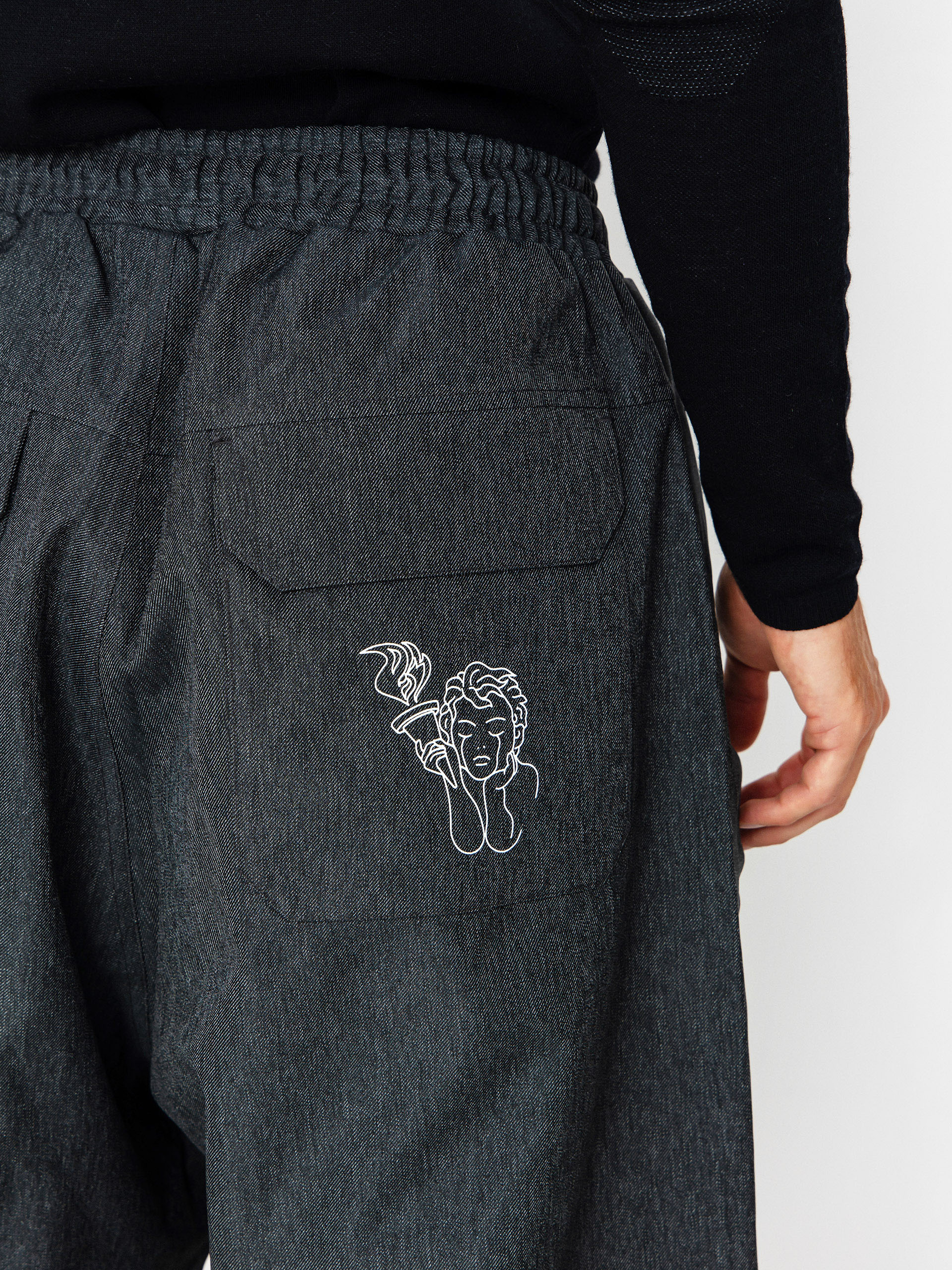 Férfi Snowboard nadrág Beyond Medals Park Denim (dark grey)