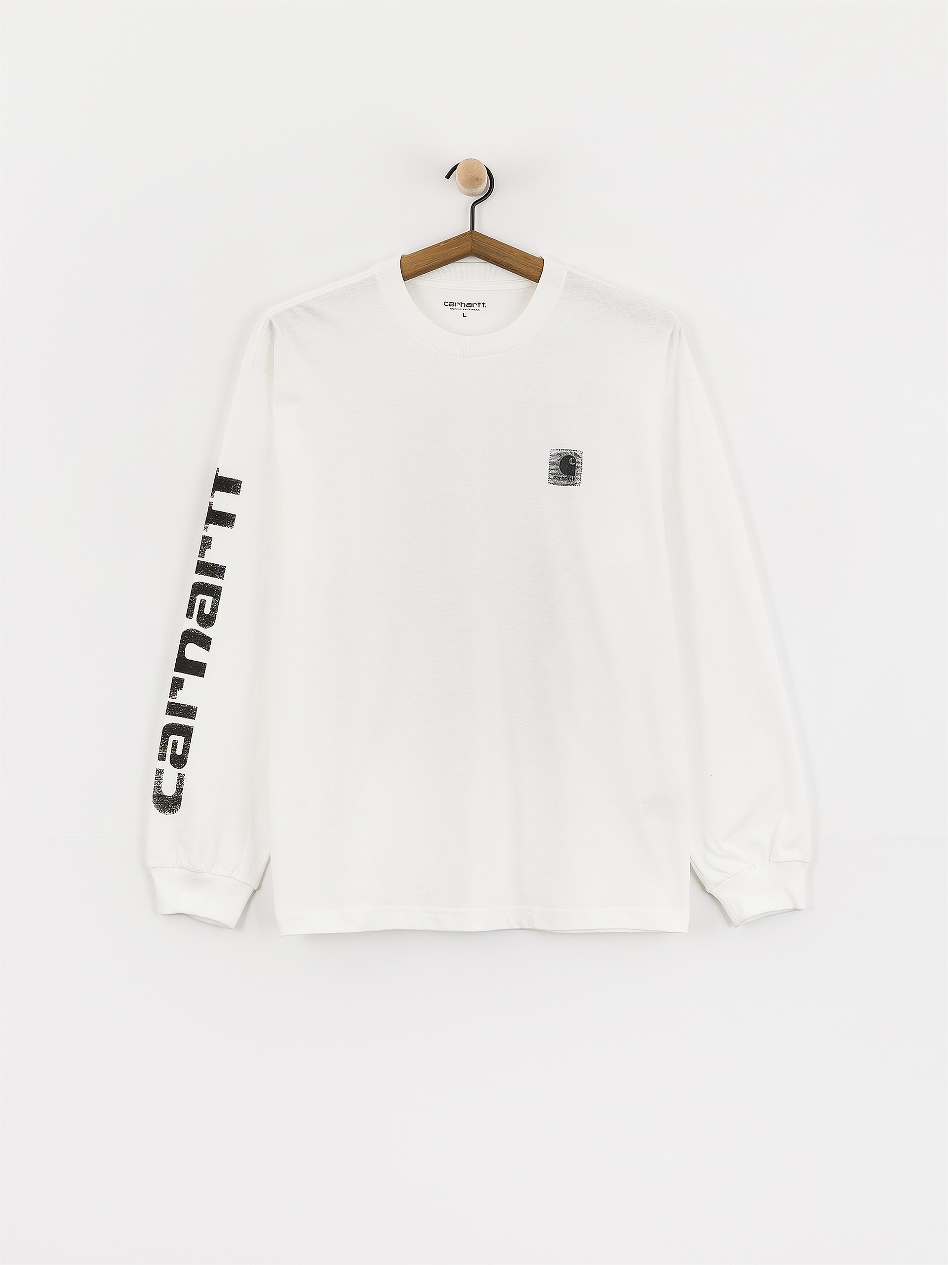 Hosszú ujjú felső Carhartt WIP Archive Script (white)