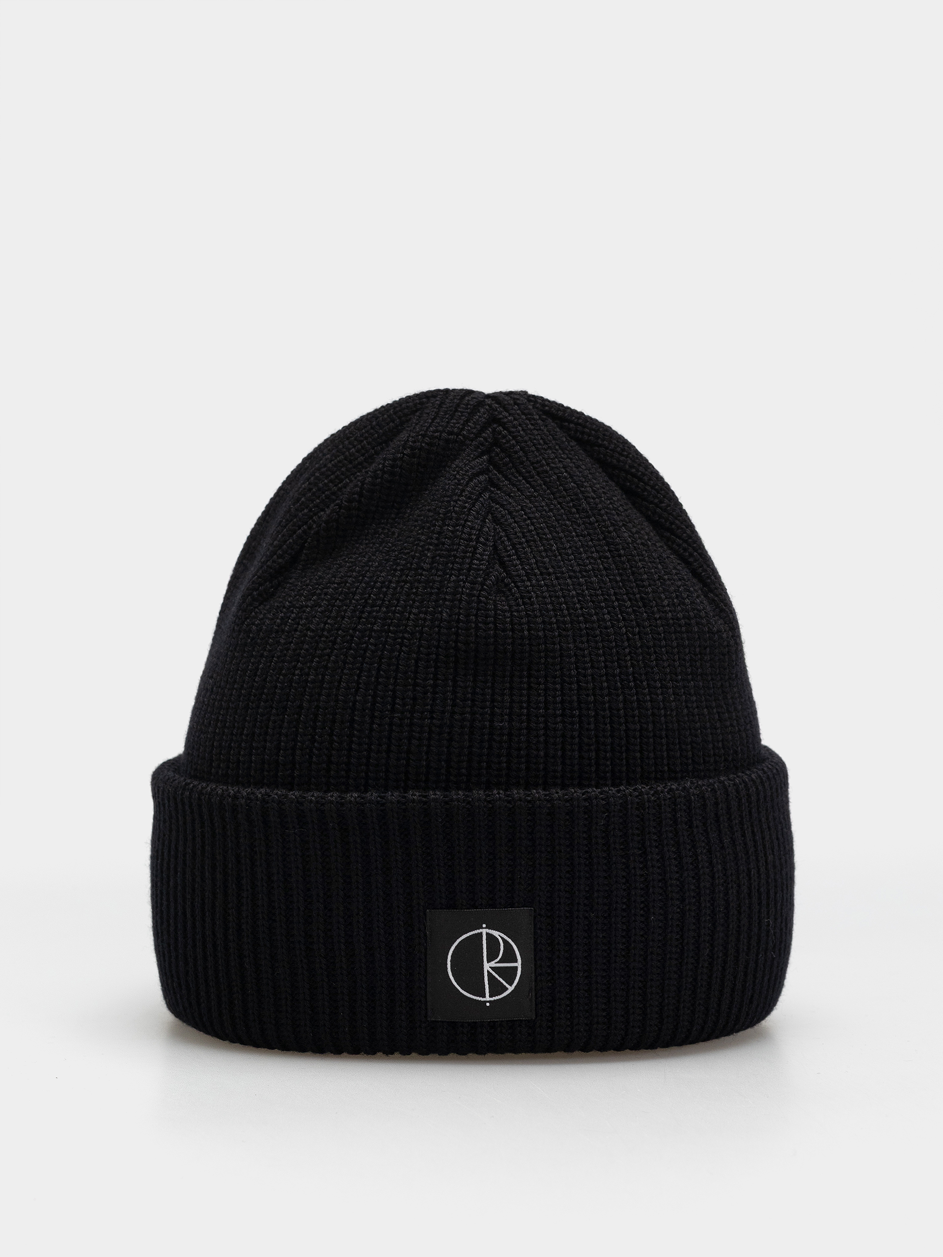 Polar Skate Double Fold Merino Sapka (black)