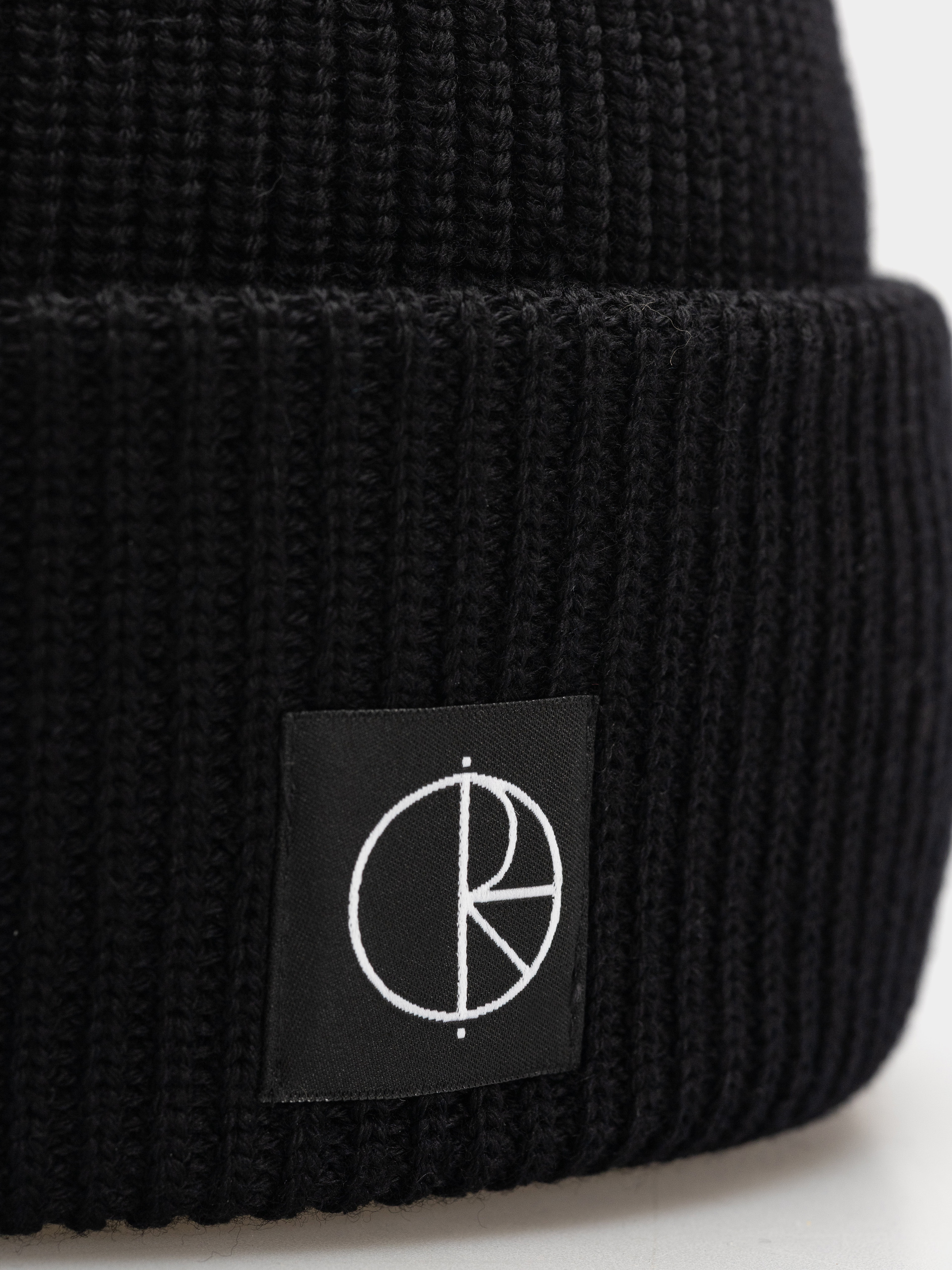 Polar Skate Double Fold Merino Sapka (black)