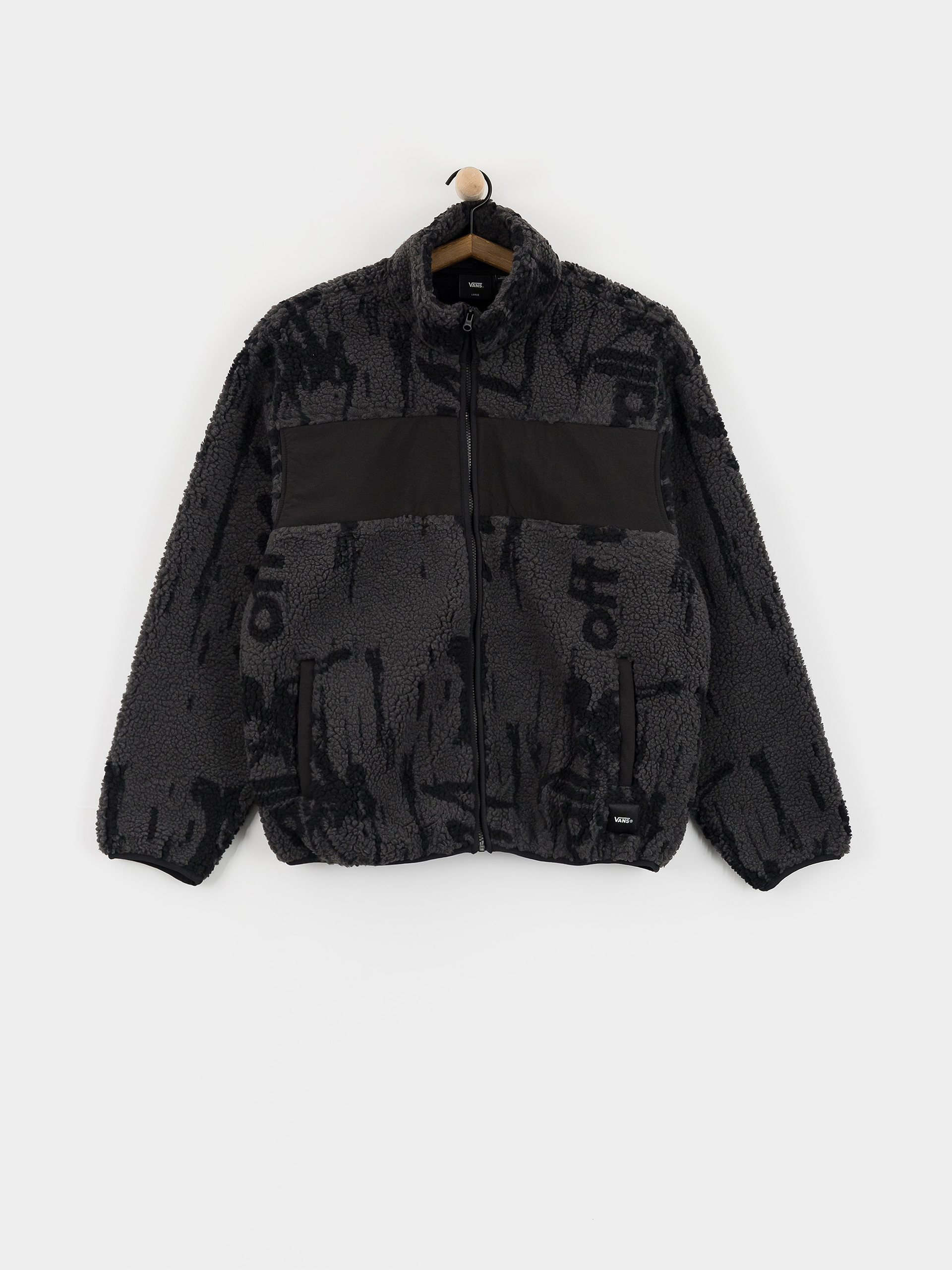 Férfi Vans Stiller Sherpa Full Zip Polár pulóver (asphalt/black)