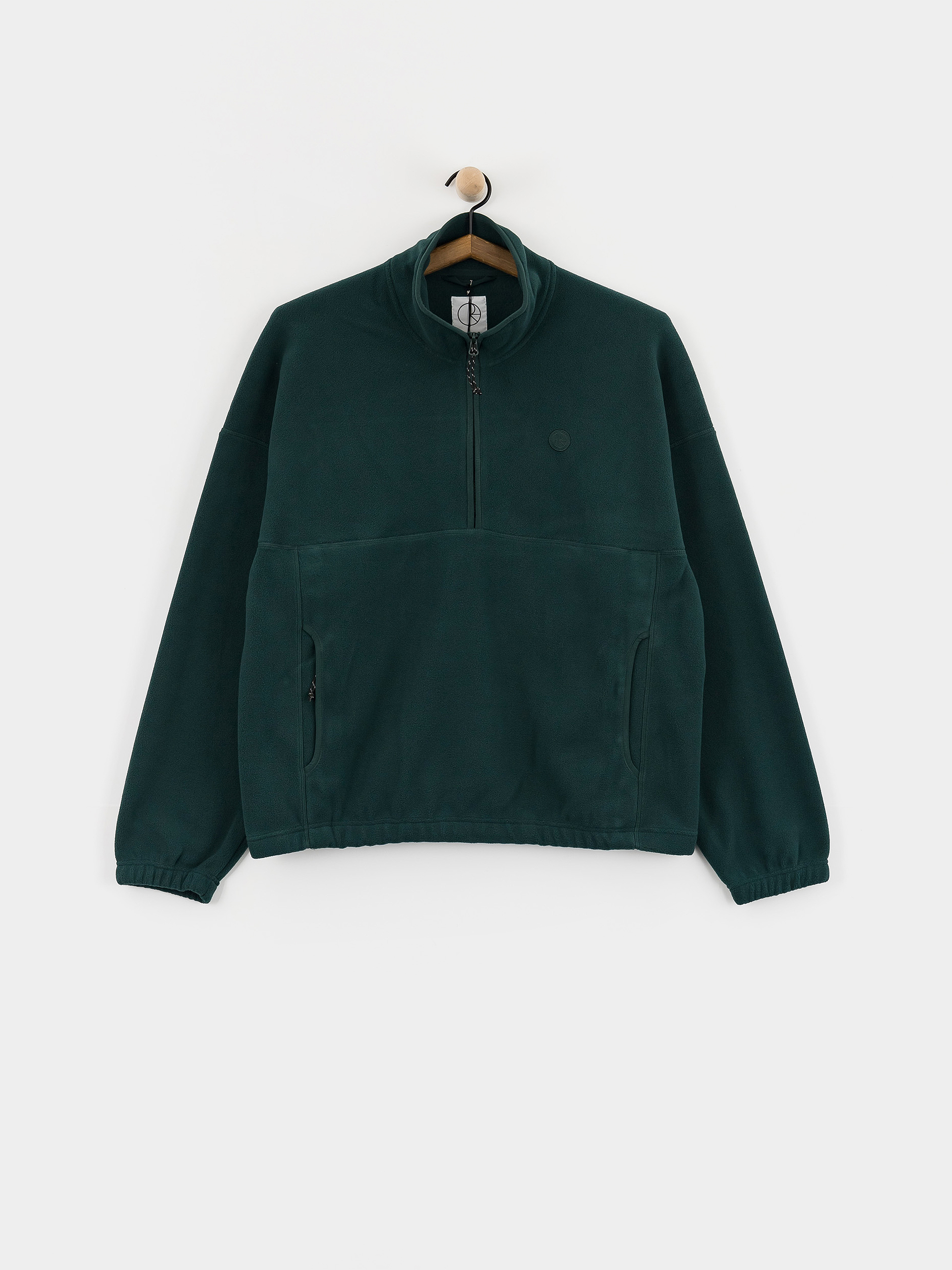 Polar Skate Ivan Half Zip Kardigán (dark emerald)