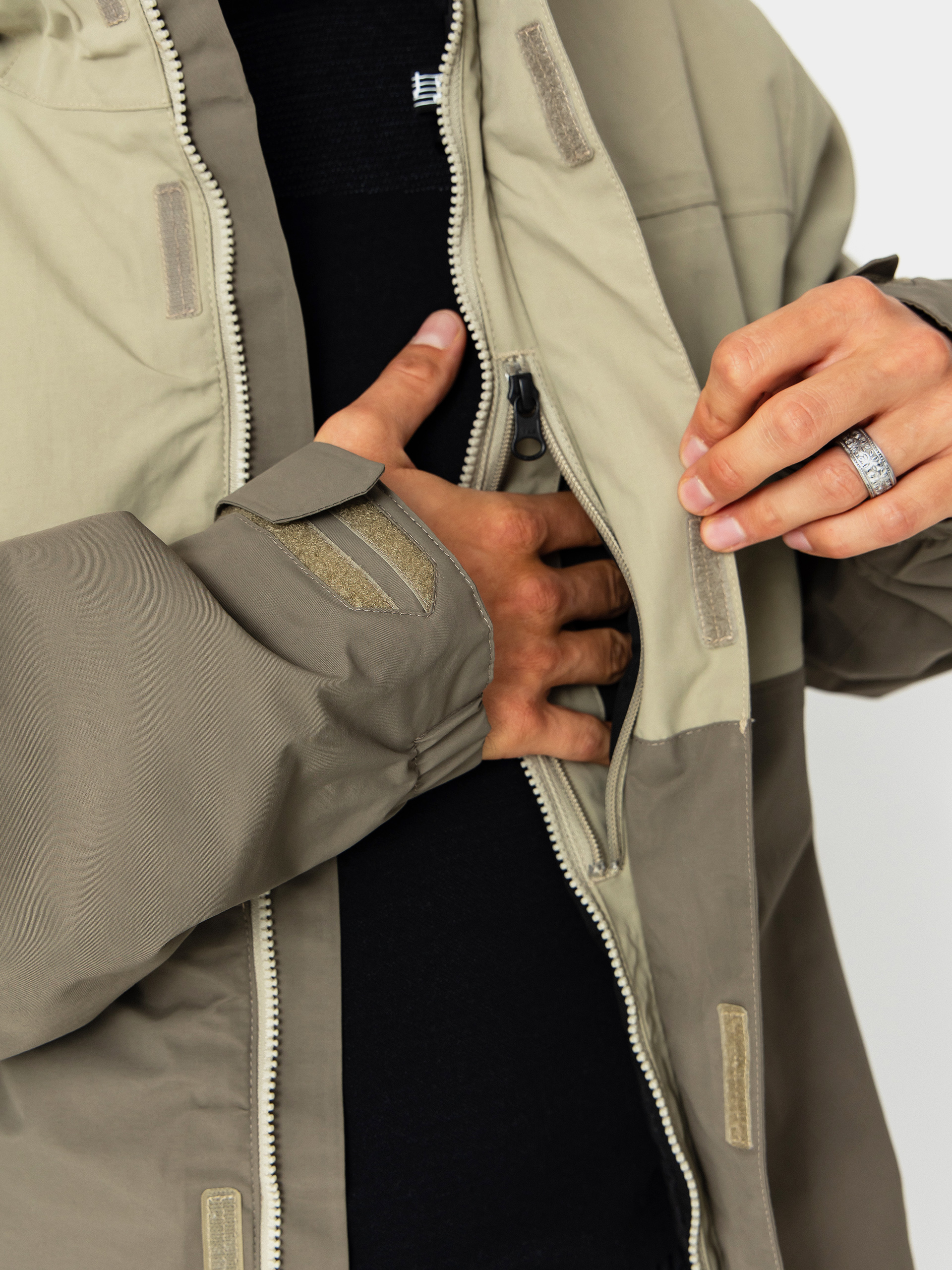 Férfi Snowboard dzseki Volcom L Ins Gore Tex (moss green)