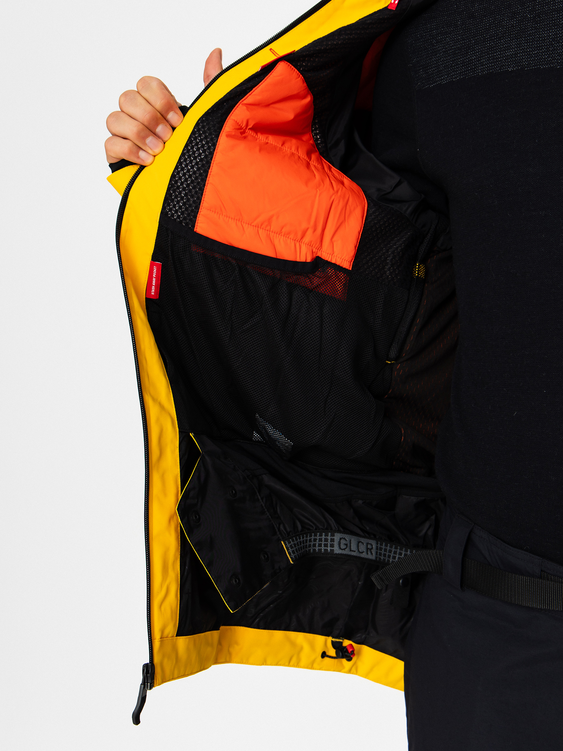 Férfi Snowboard dzseki 686 Hydra Thermagraph (yellow gold)