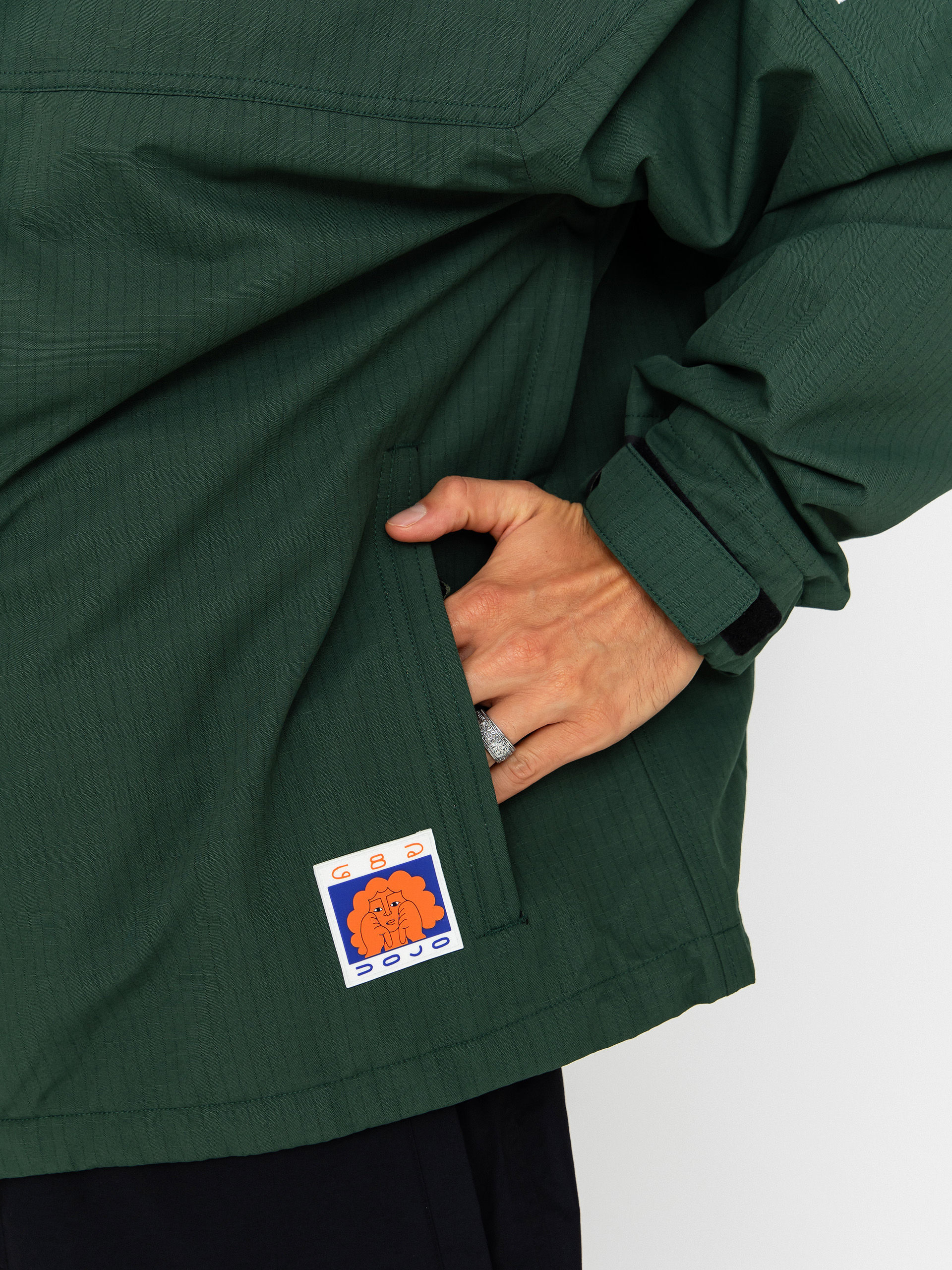 Férfi Snowboard dzseki 686 Dojo (moss green ripstop)