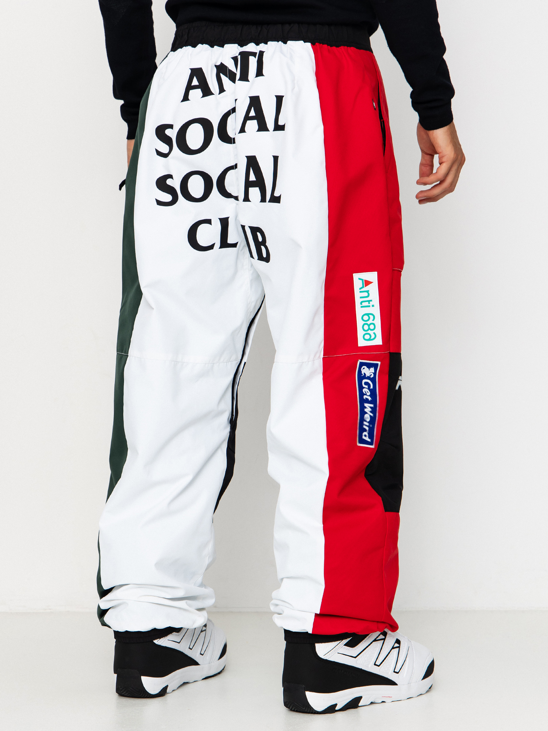 Férfi Snowboard nadrág 686 X ASSC F1 (assc white colorblock)