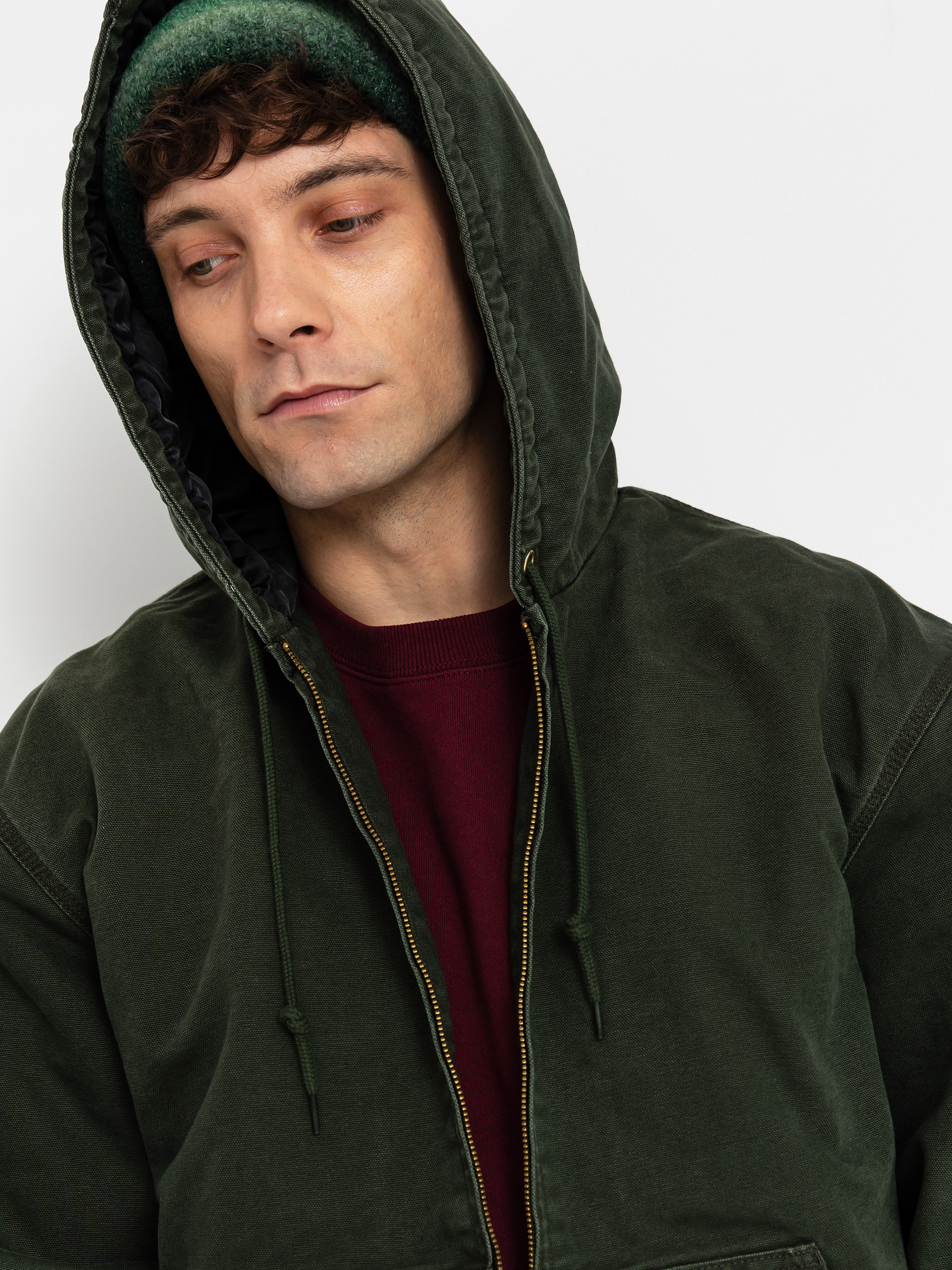 Dzseki Carhartt WIP OG Active (olive/stone canvas)