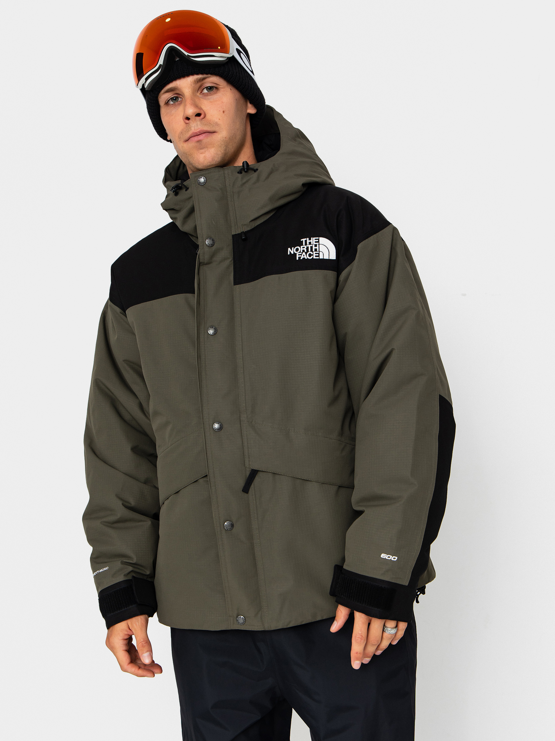 Dzseki The North Face Mountain Down (new taupe green/tnf black)