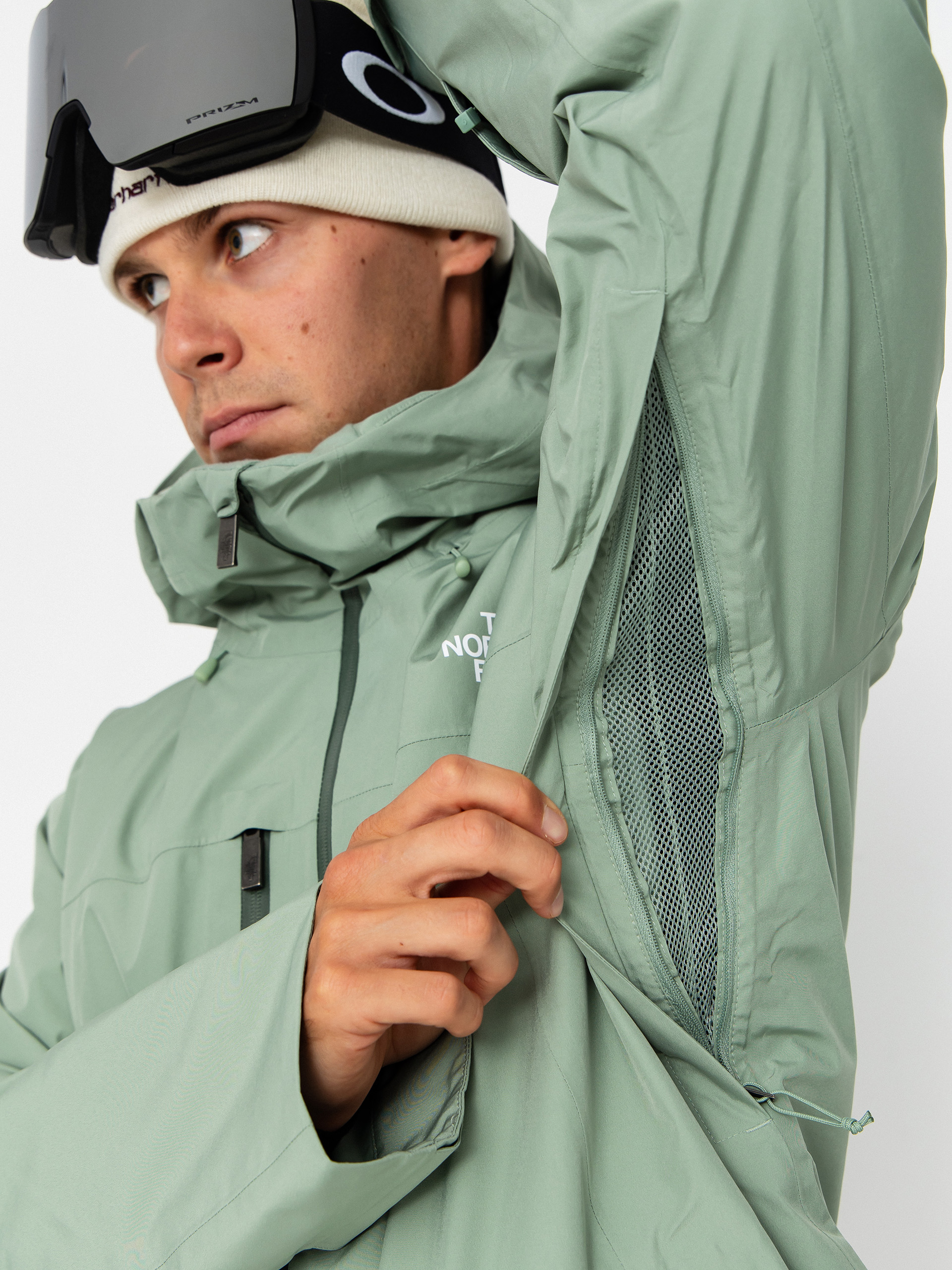 Férfi Snowboard dzseki The North Face Descendit (slate moss)