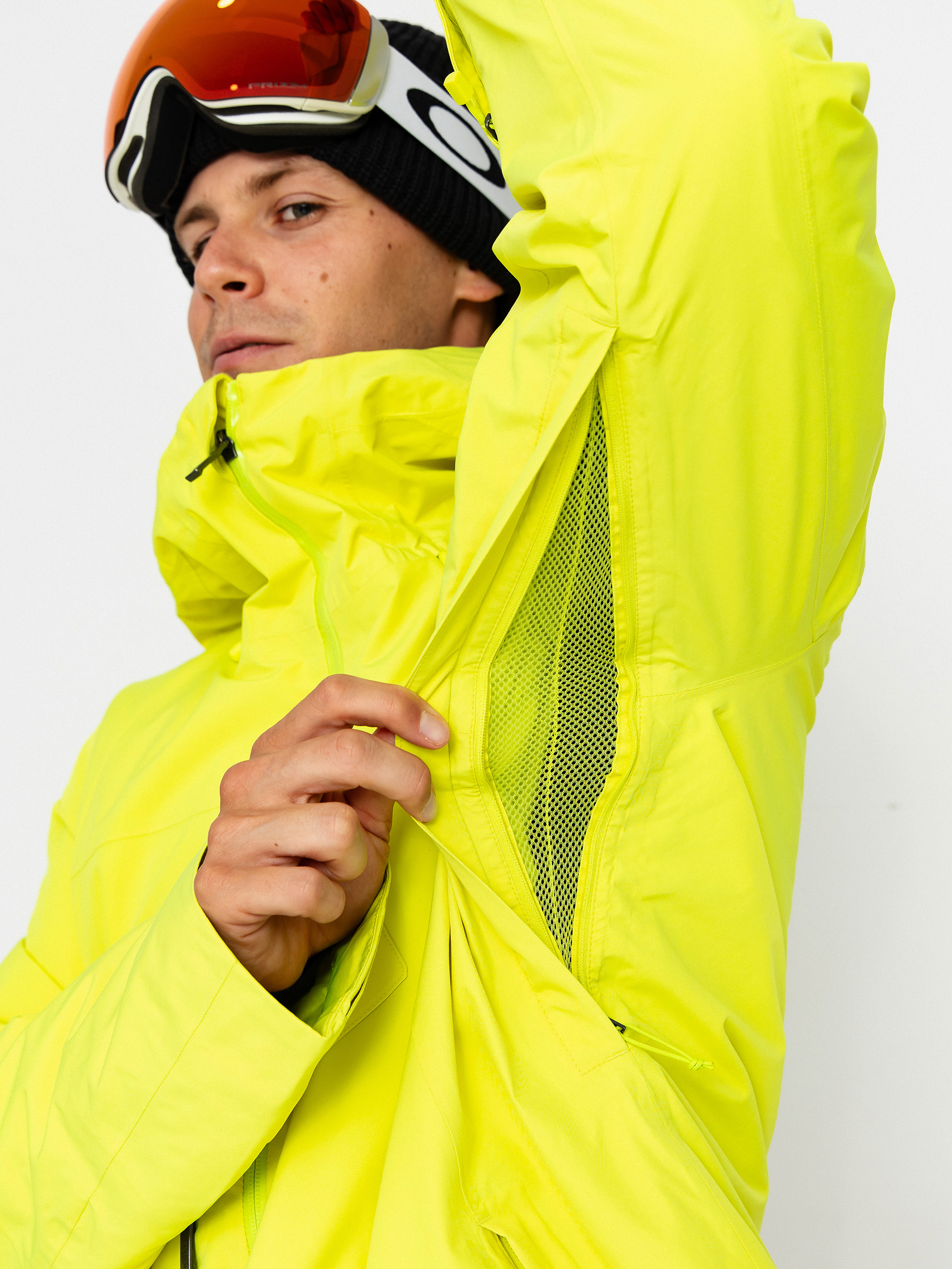 Férfi Snowboard dzseki The North Face Descendit (fizz lime)