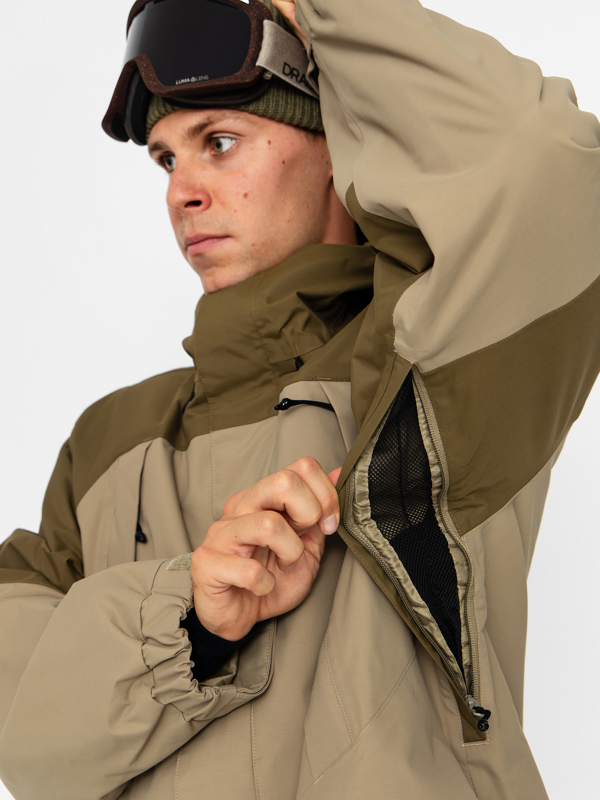 Férfi Snowboard dzseki Vans Hellbound 2.0 (warm brown)