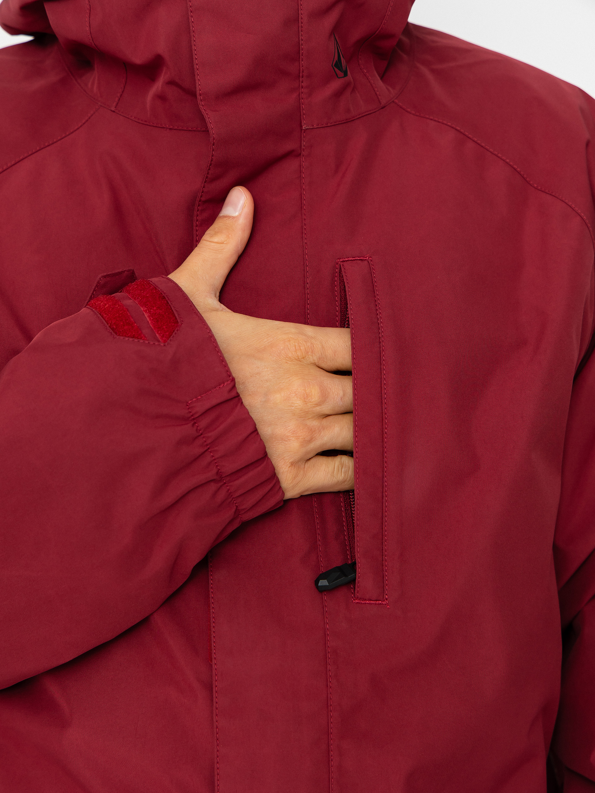 Férfi Snowboard dzseki Volcom Dua Ins Gore Tex (burnt red)