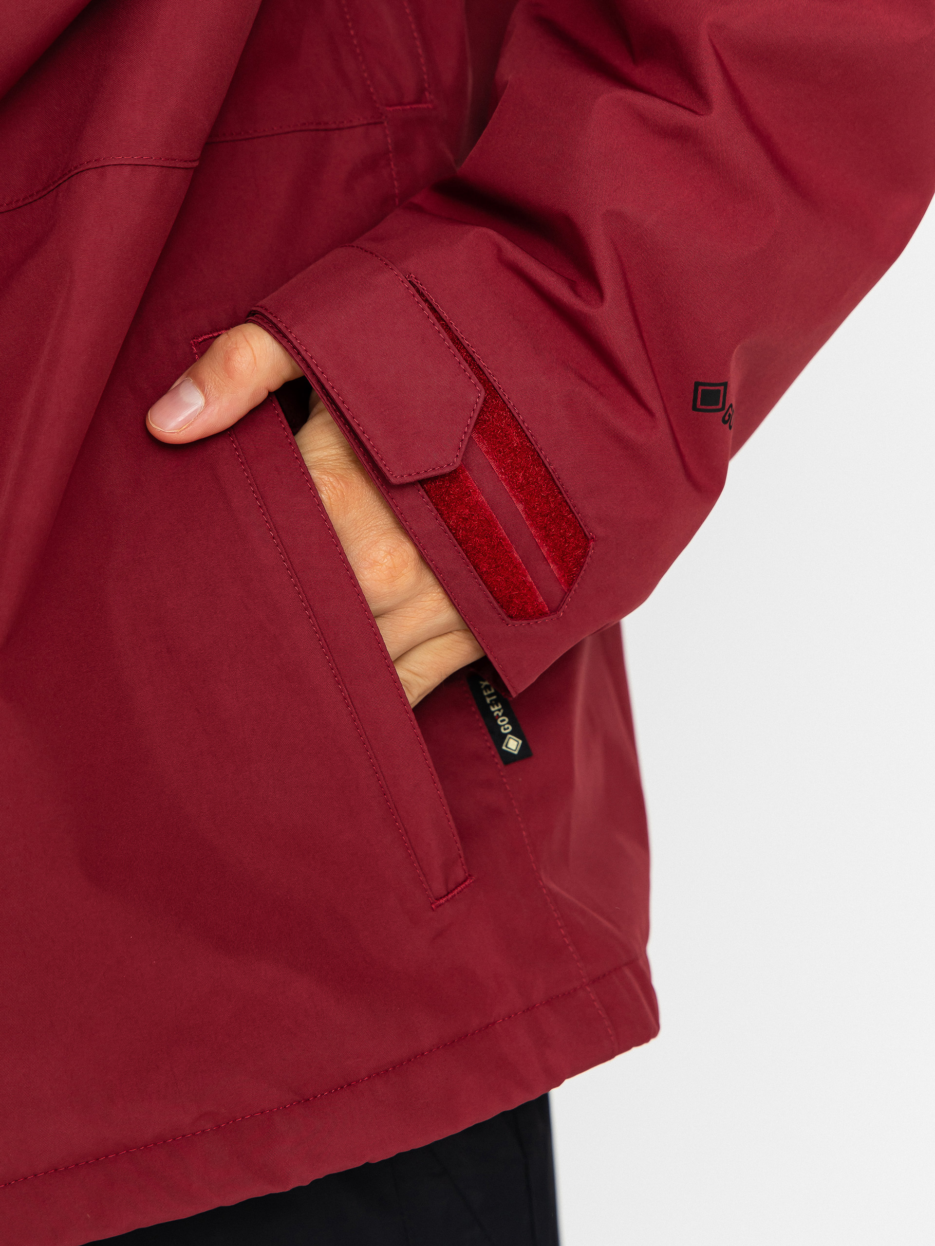 Férfi Snowboard dzseki Volcom Dua Ins Gore Tex (burnt red)