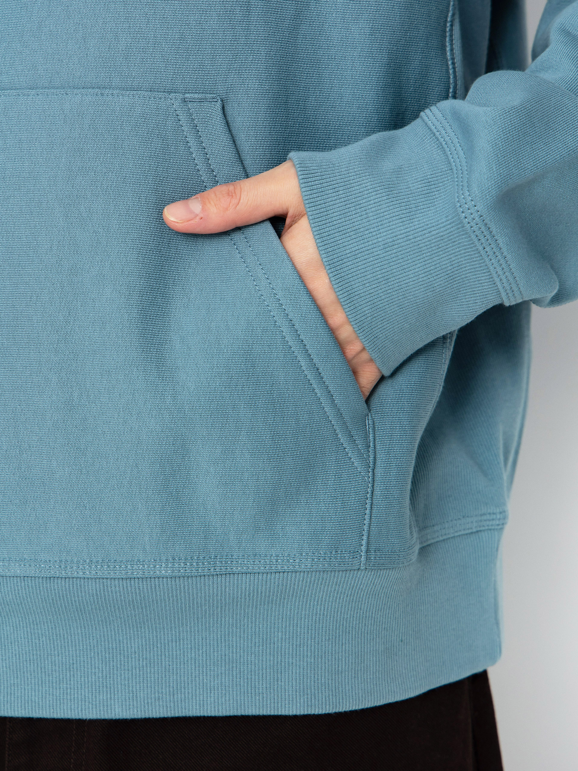 Kapucnis pulóver Carhartt WIP American Script HD (citadel)