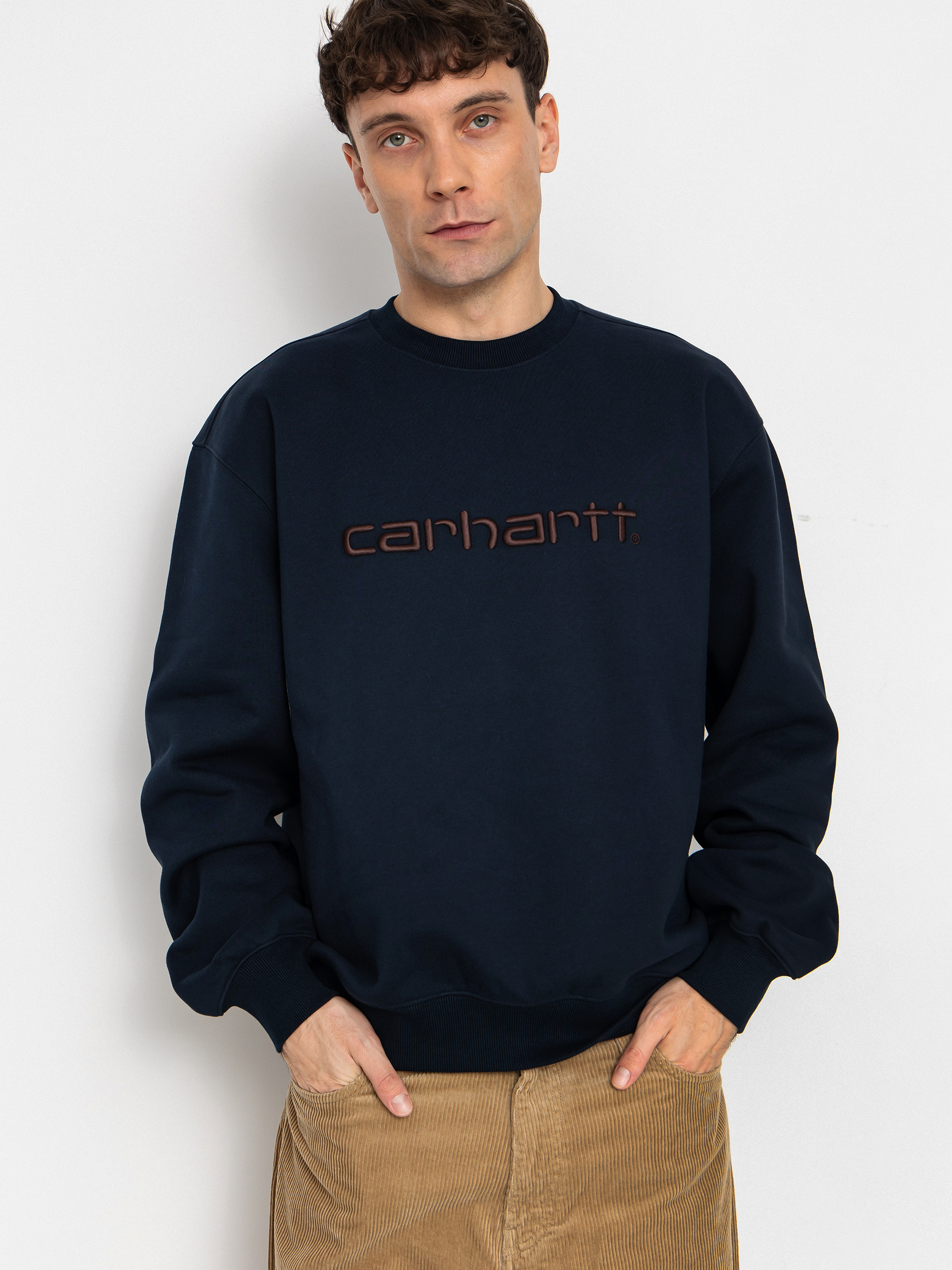 Pulóver Carhartt WIP Carhartt (deep night/palisander)
