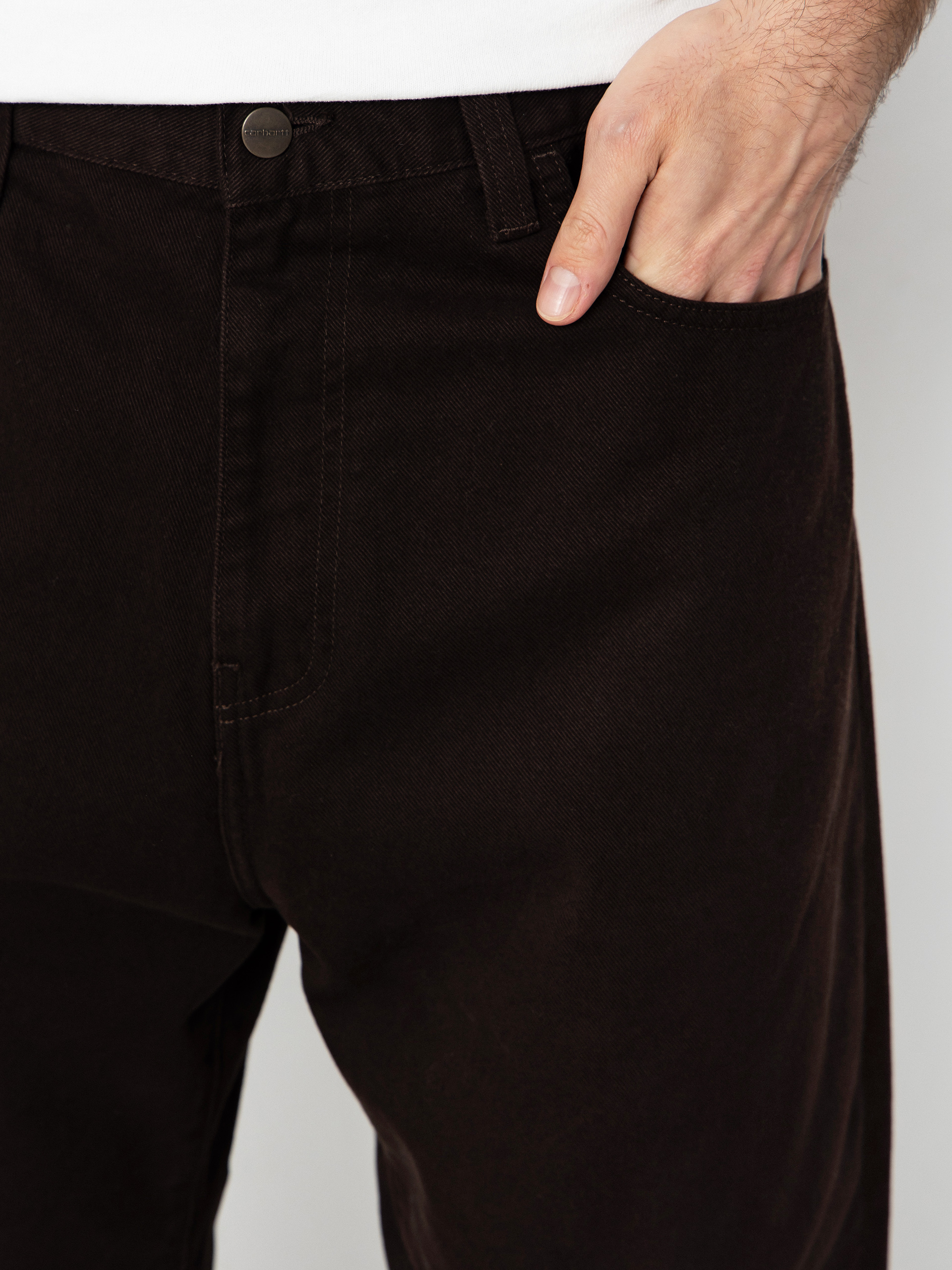 Kisnadrág Carhartt WIP Landon (tobacco/rinsed)