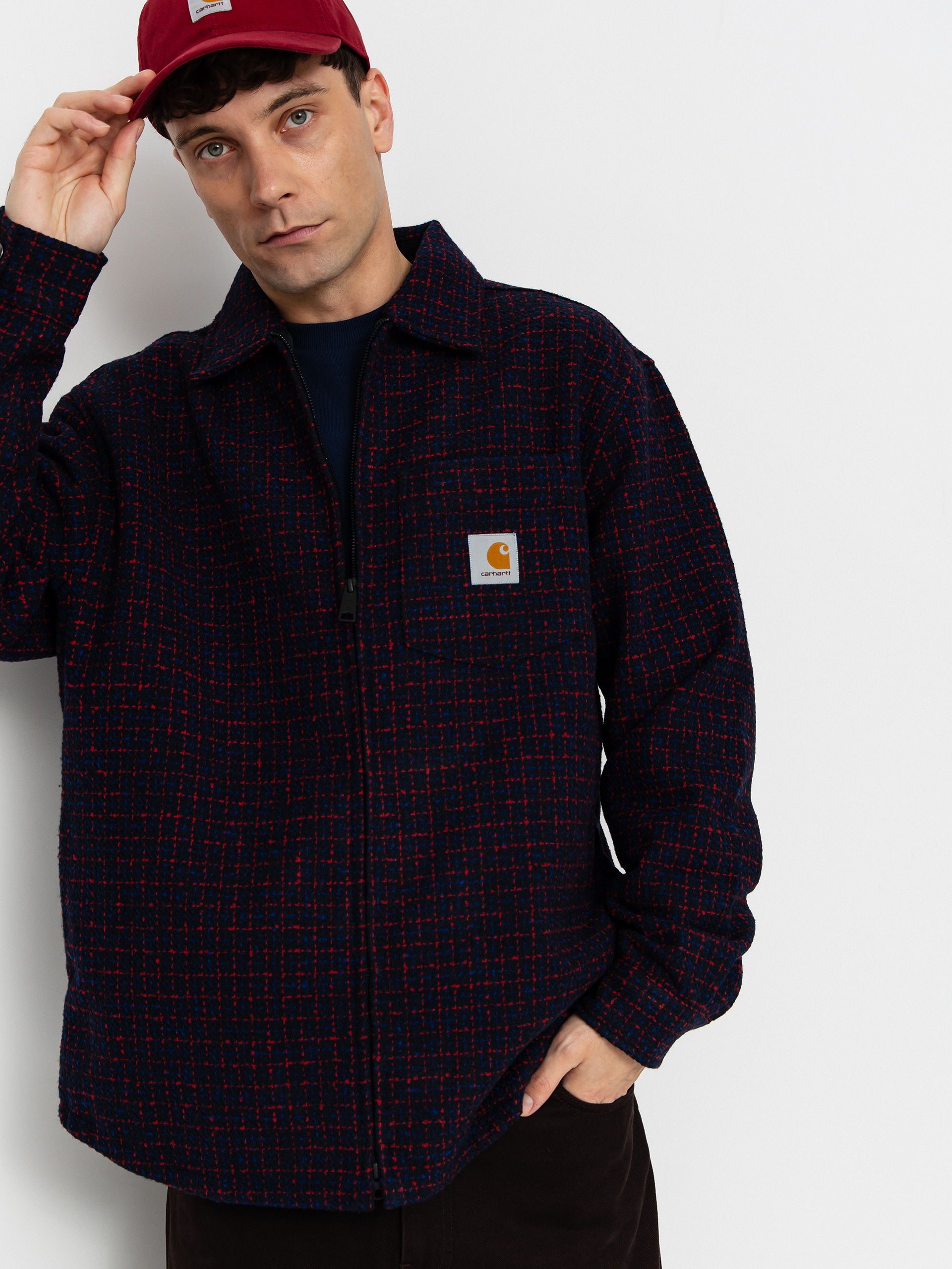 Dzseki Carhartt WIP Bellamy (bellamy check/deep night)