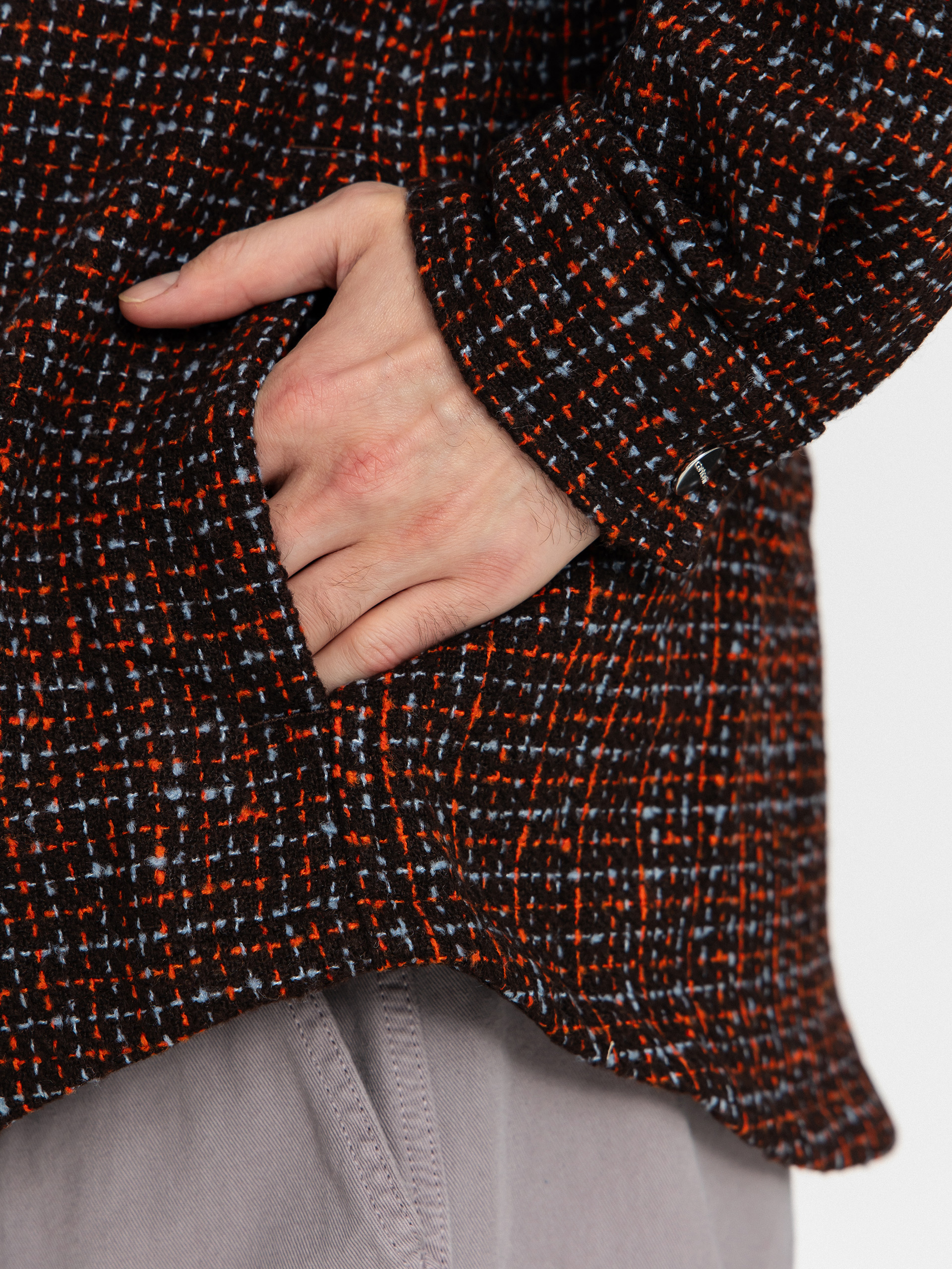 Dzseki Carhartt WIP Bellamy (bellamy check/tobacco)