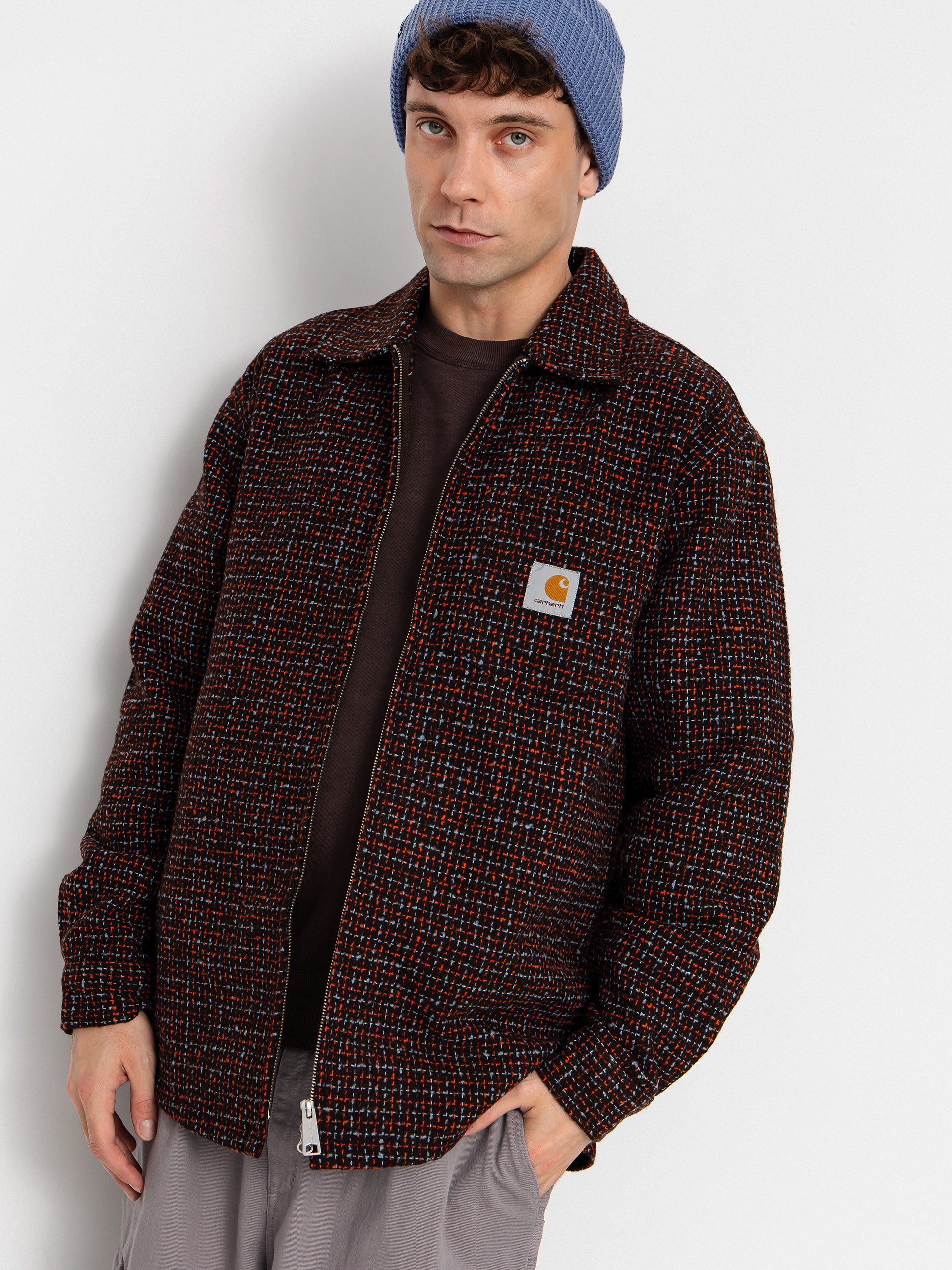 Dzseki Carhartt WIP Bellamy (bellamy check/tobacco)
