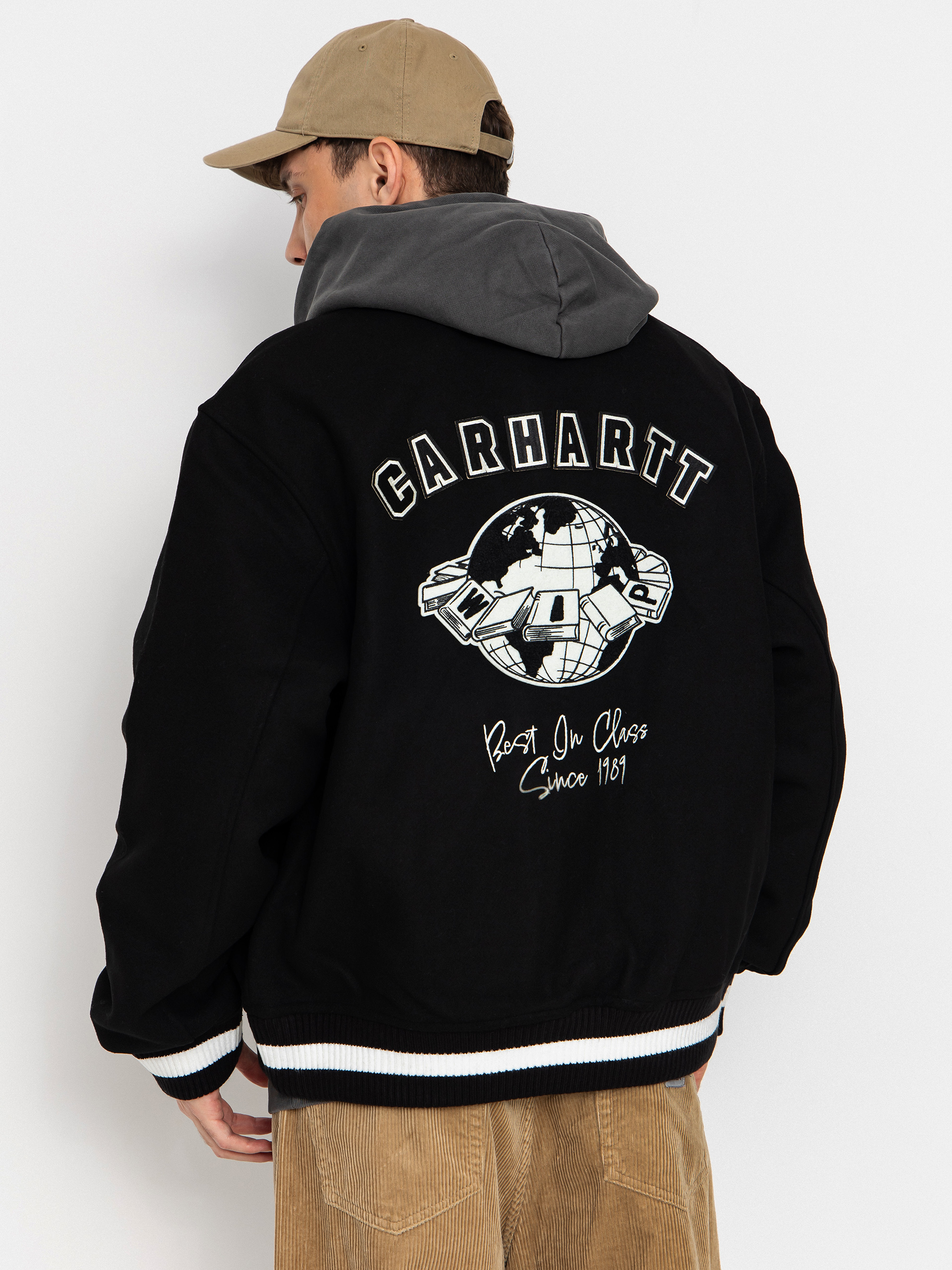 Dzseki Carhartt WIP World Class Varsity (black)