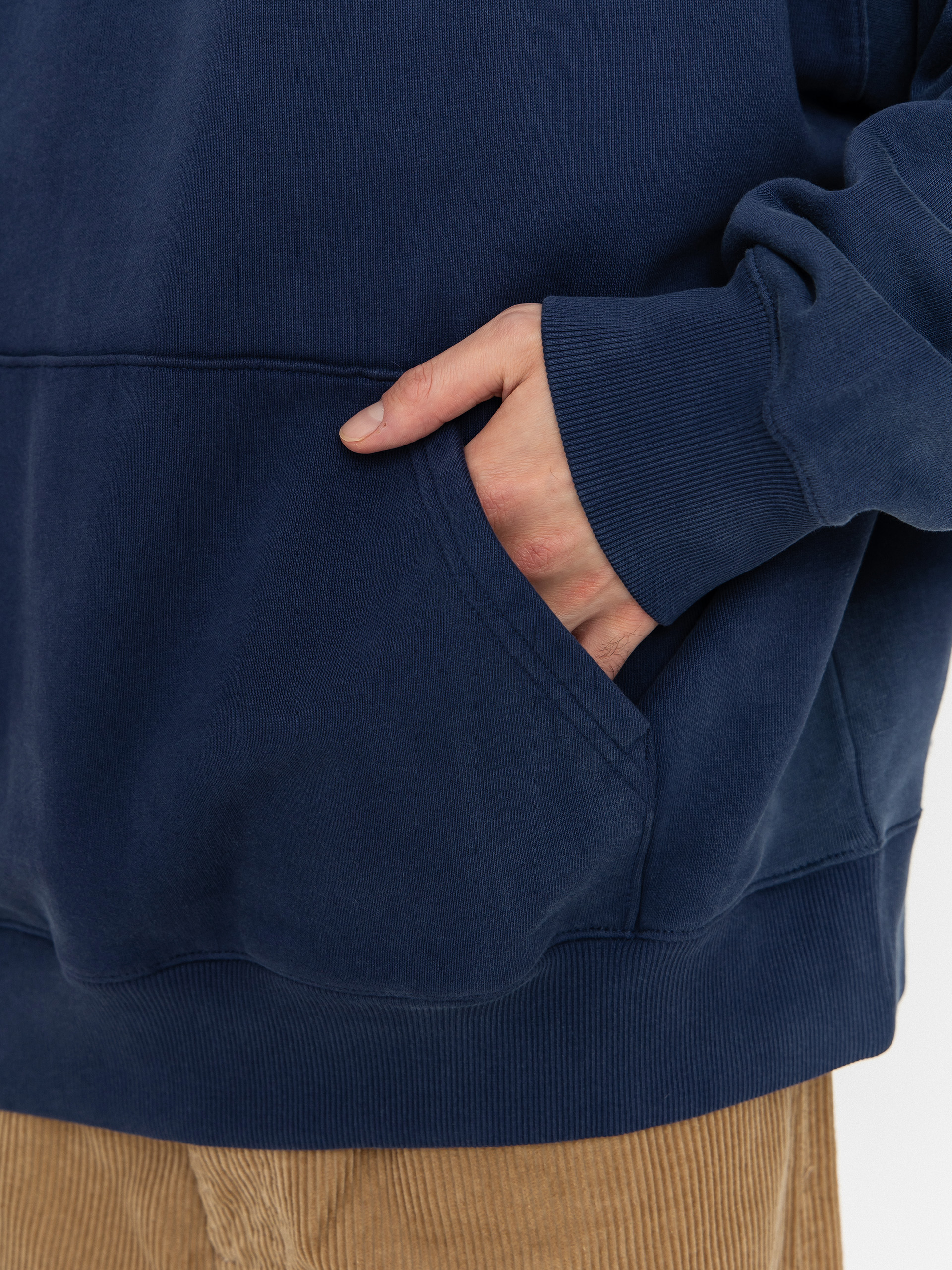 Kapucnis pulóver Carhartt WIP Distance HD (jupiter/stone dyed)