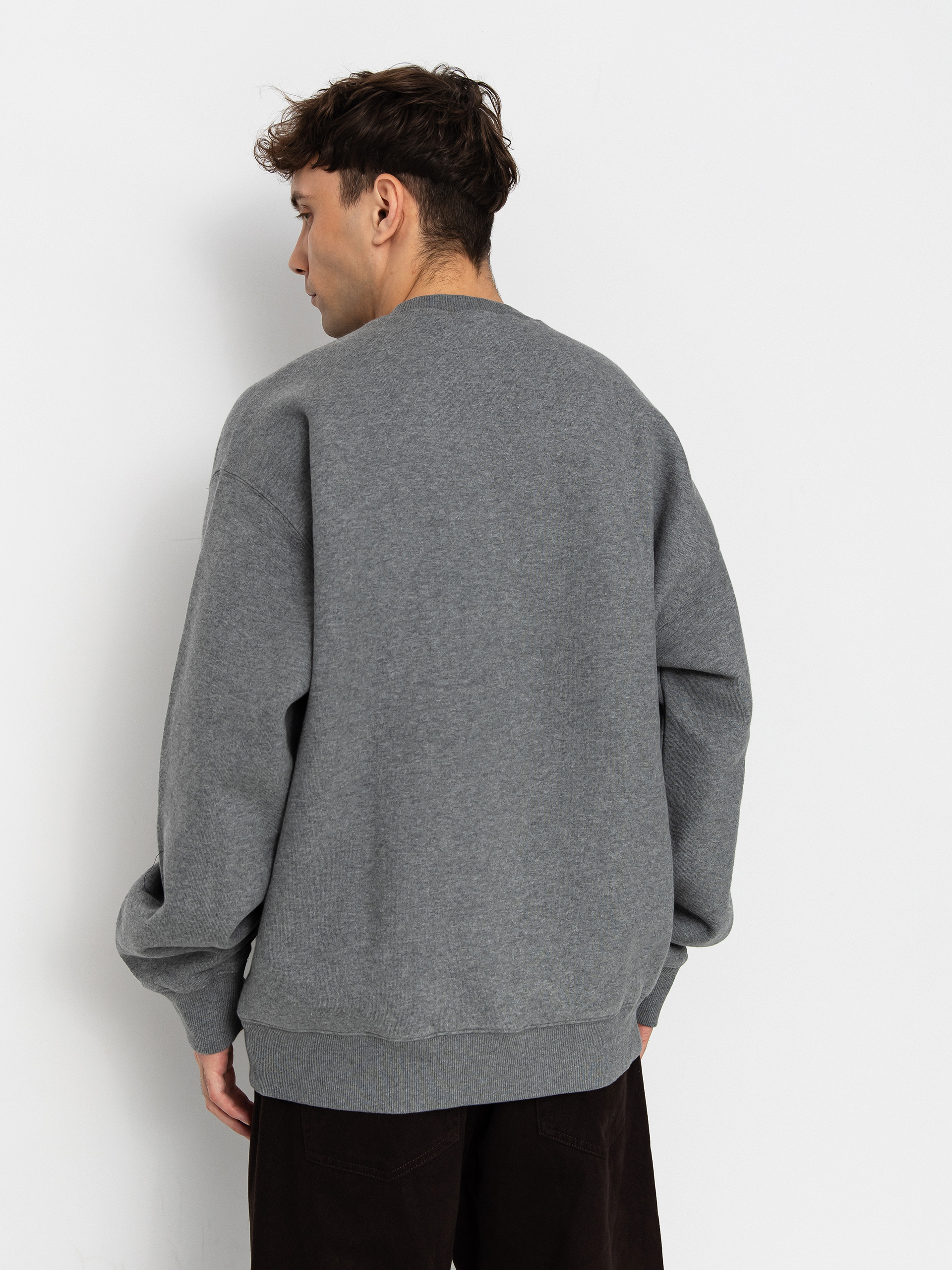 Pulóver Carhartt WIP Big School (dark grey heather)