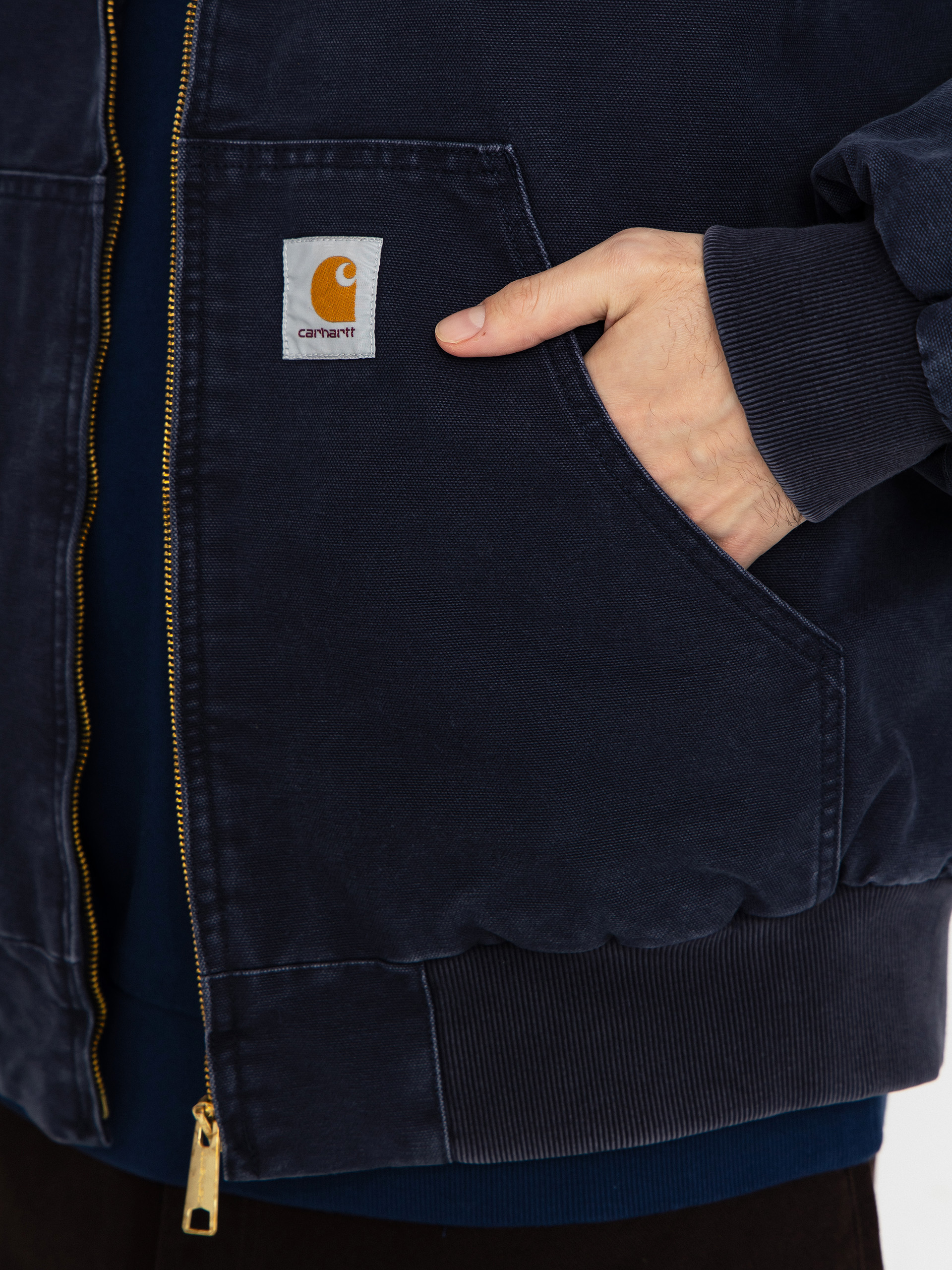 Dzseki Carhartt WIP OG Active (dark navy/stone canvas)